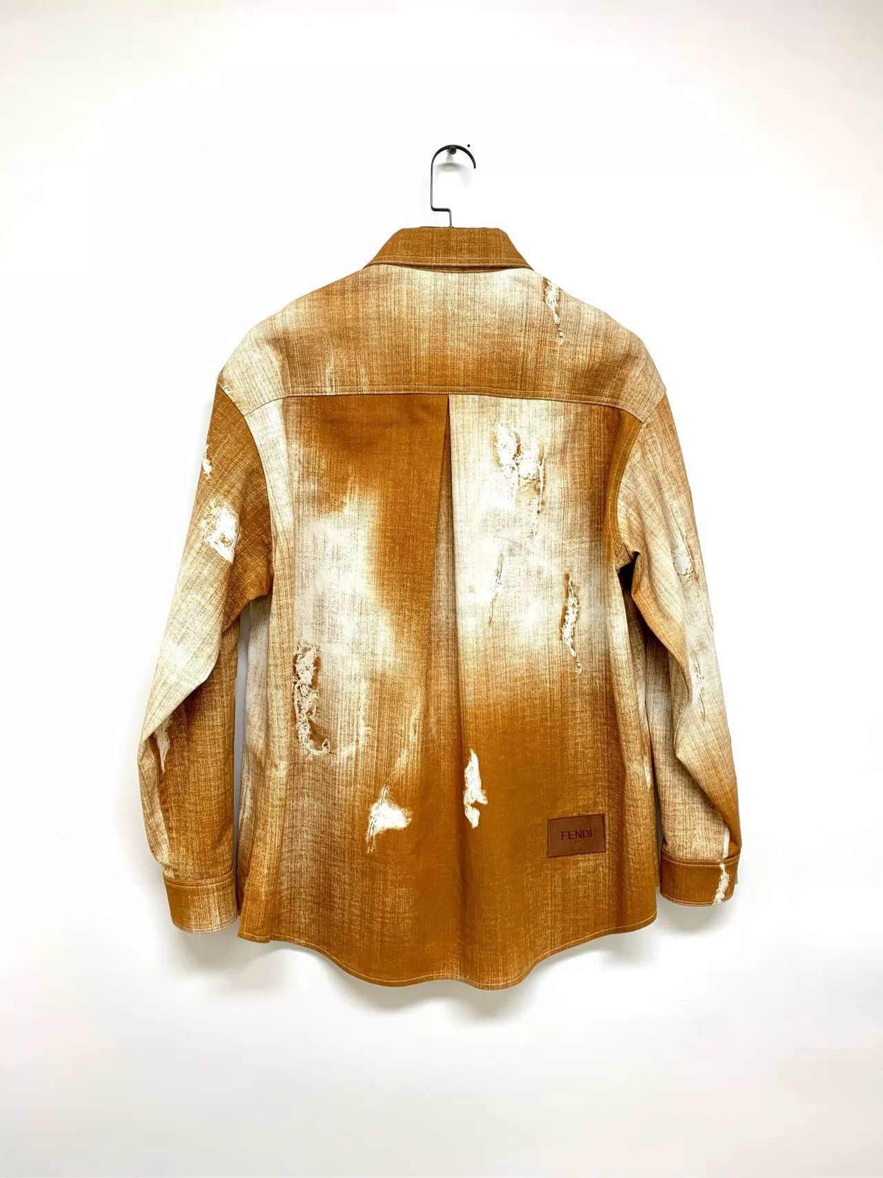 Fendi fendi denim jacket with unique finish Size US XXL / EU 58 / 5 - 2 Thumbnail
