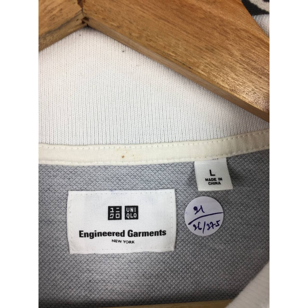 Engineered Garments × Uniqlo Engineered Garments X Uniqlo Cut & Sewn Polo Tee Size US L / EU 52-54 / 3 - 13 Thumbnail
