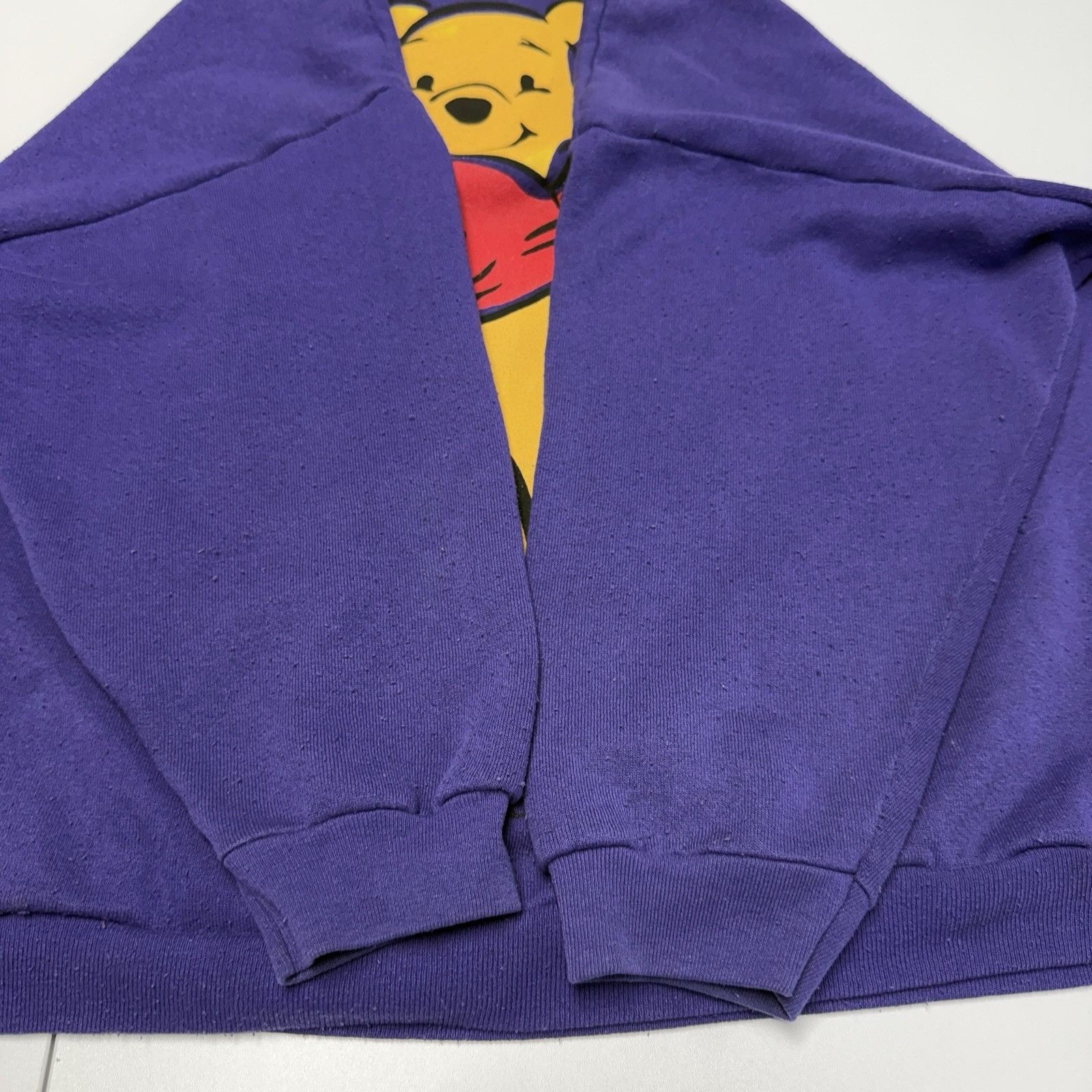 Disney Vintage Winnie The Pooh Sweatshirt Oversized L Purple Crew N Size US L / EU 52-54 / 3 - 12 Thumbnail