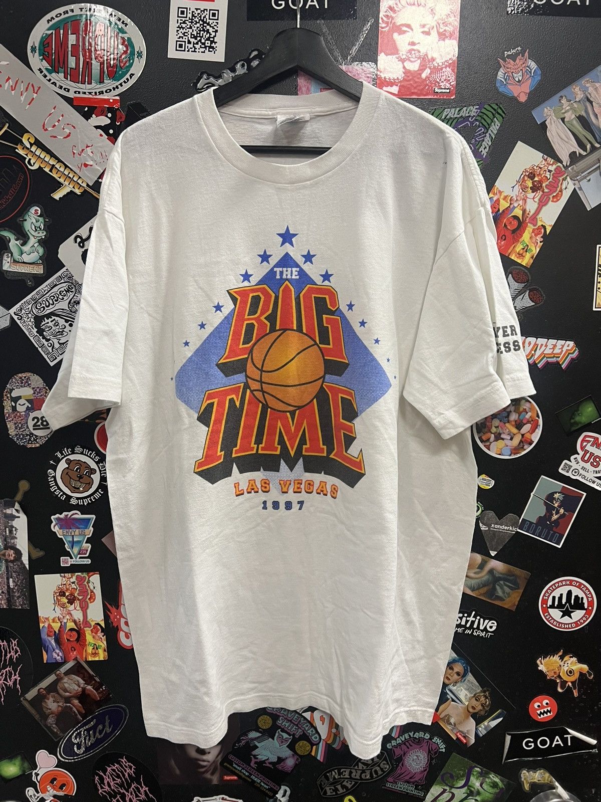 Adidas Vintage 1997 Adidas The Big Time Basketball Shirt Size US L / EU 52-54 / 3 - 1 Thumbnail
