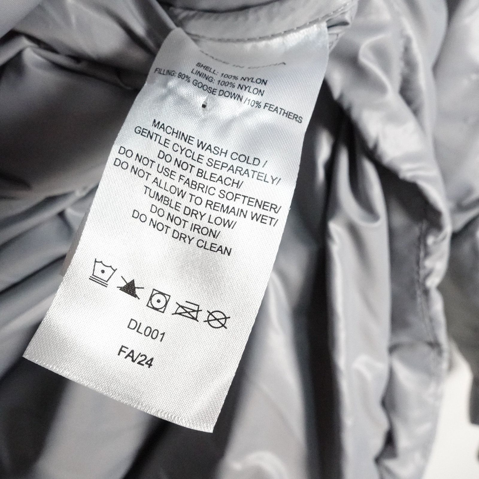 Quince Quince XS Responsible Down Long Puffer Coat Feather Gray Size XS / US 0-2 / IT 36-38 - 9 Thumbnail
