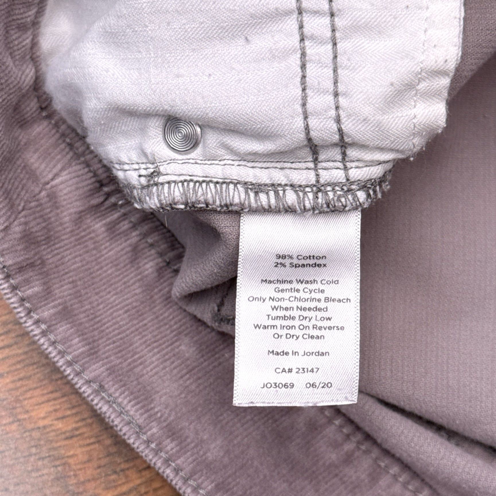 Talbots Talbots Pants Corduroy High Waist Straight Leg 10 Gray Stretch Regular Women's Vintage No N/A Size 32" / US 10 / IT 46 - 5 Thumbnail