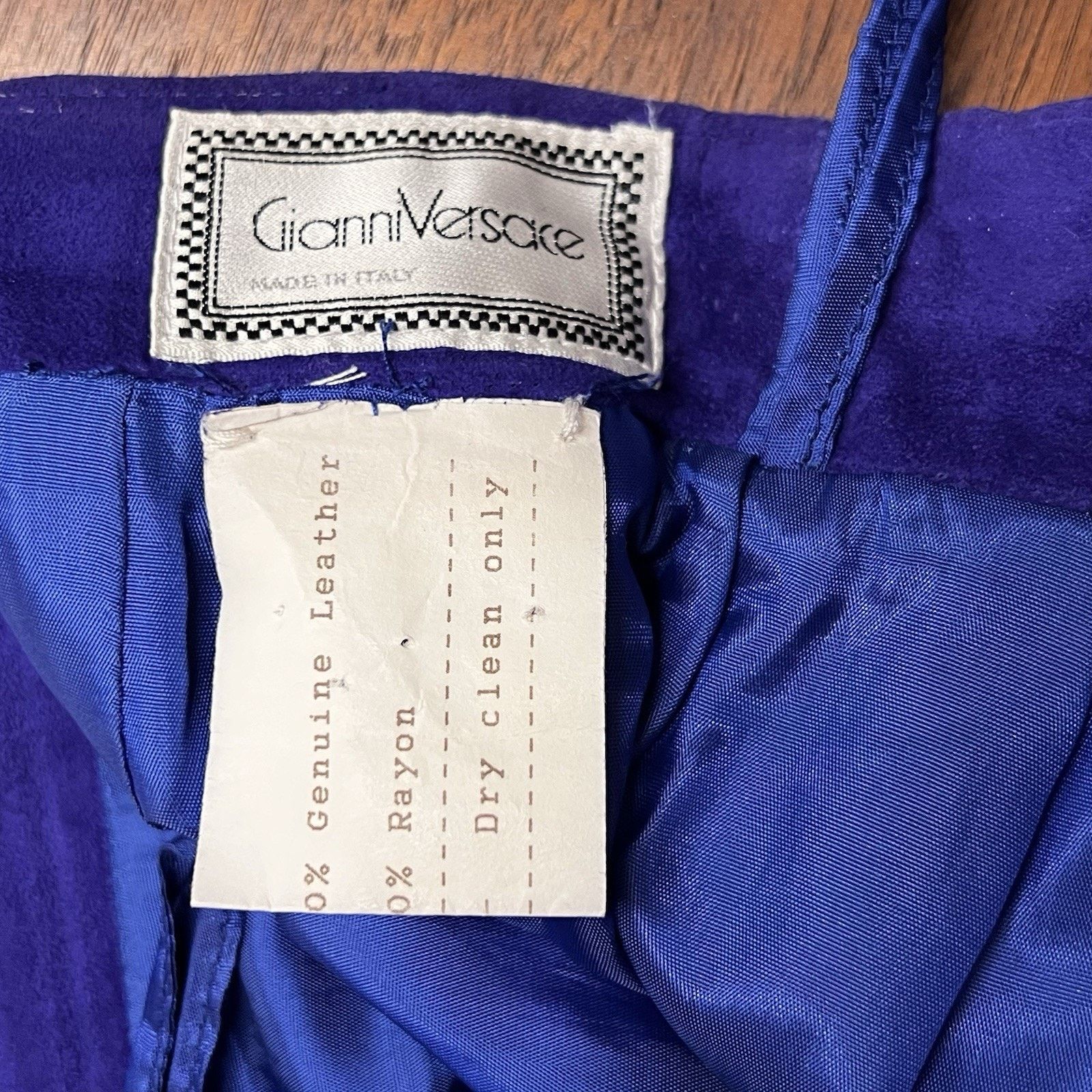Versace '91 GIANNI VERSACE Opera Balletto Teatro Cinema Vtg Skirt Size 23" - 8 Thumbnail