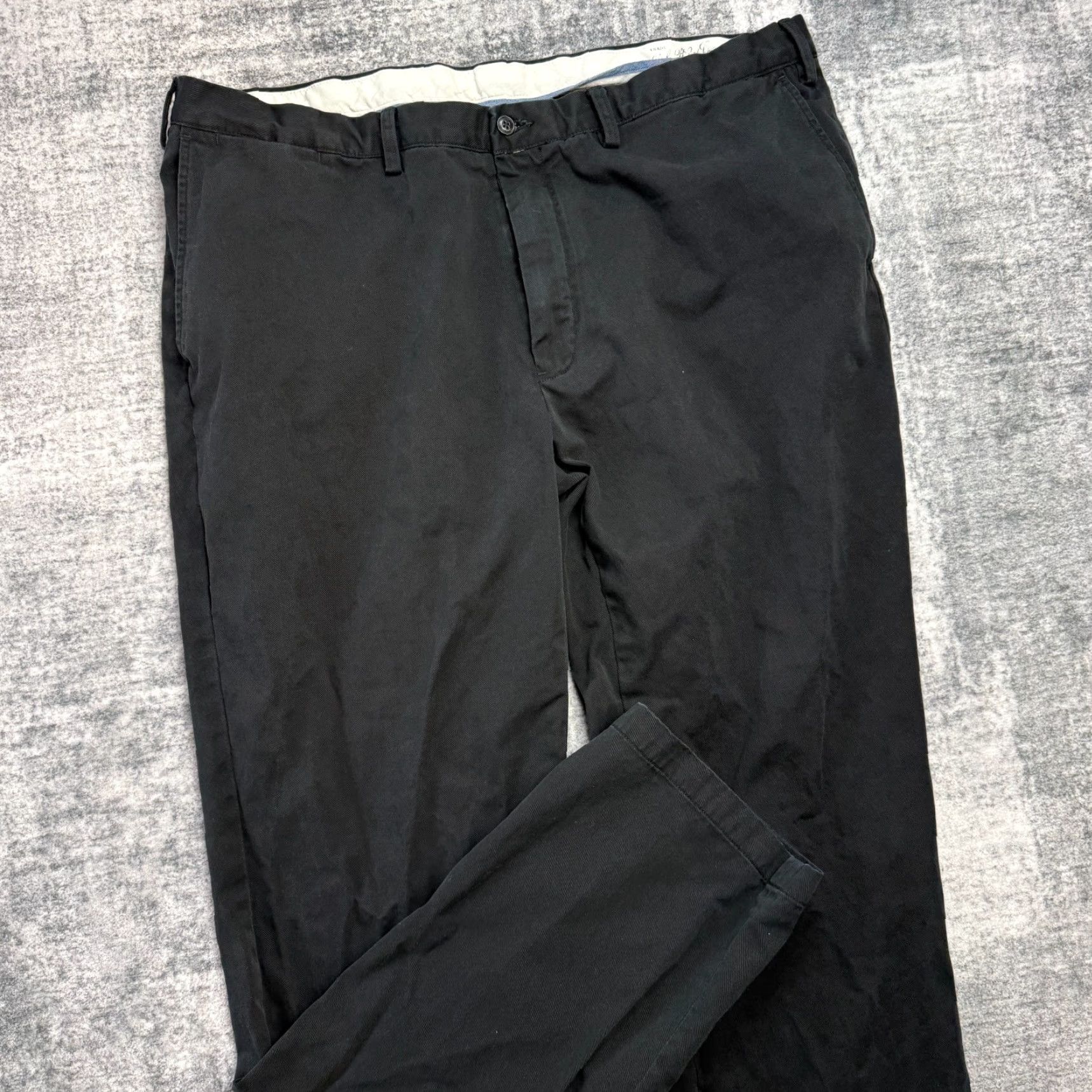 Polo Ralph Lauren Polo Ralph Lauren Pants Mens 44Tx36 Black Classic Fit Chino Twill Straight Inseam 34 Pockets Slas Size US XXL / EU 58 / 5 - 2 Thumbnail
