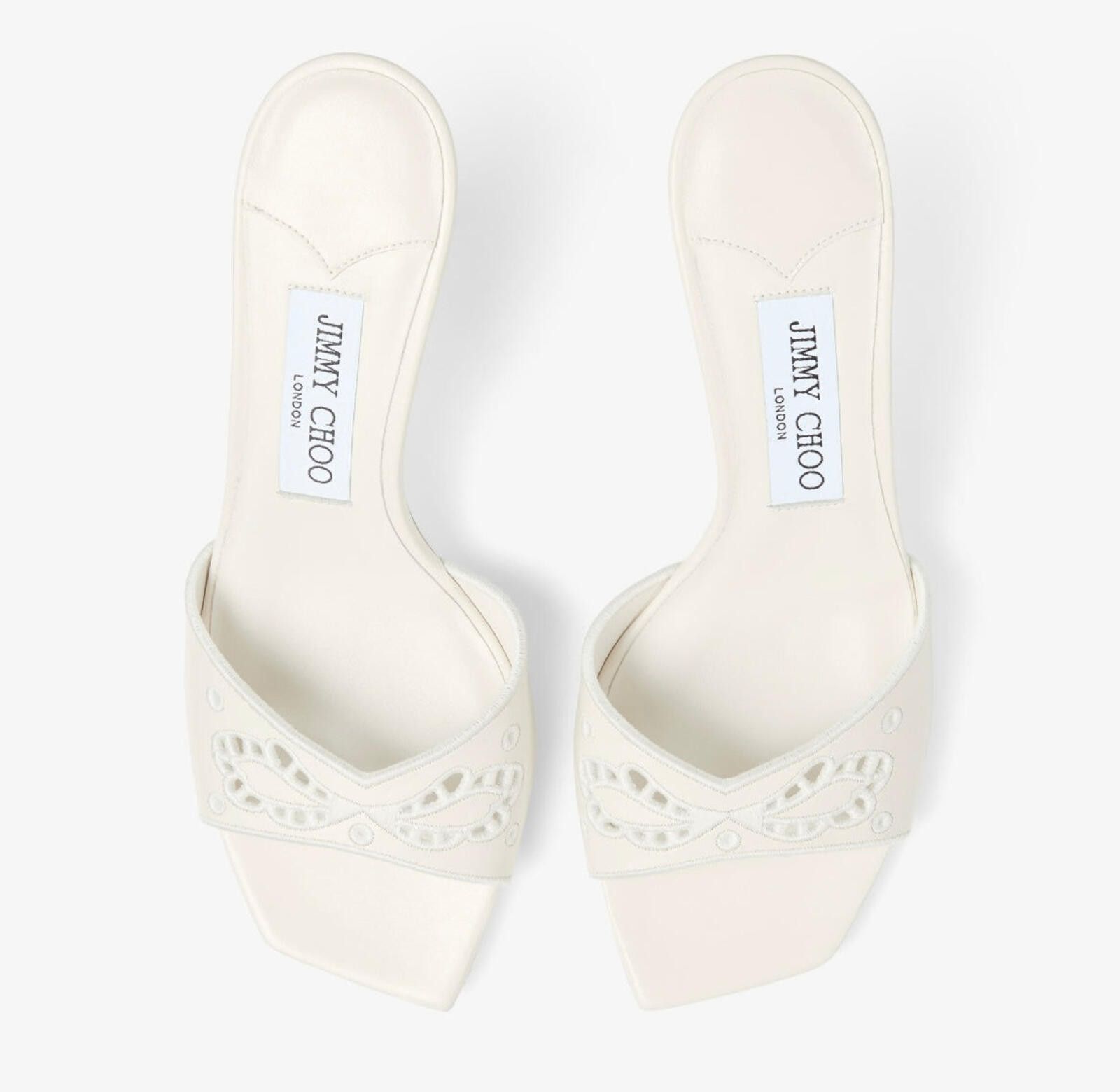 Jimmy Choo Jimmy Choo Skye Leather Sandals Size US 7.5 / IT 37.5 - 3 Thumbnail