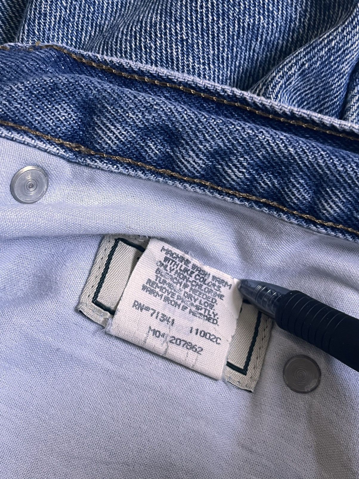 L.L. Bean × Vintage L.L.Bean Double L Jeans - Natural Fit -Vintage 2000s Denim Size US 33 - 6 Thumbnail