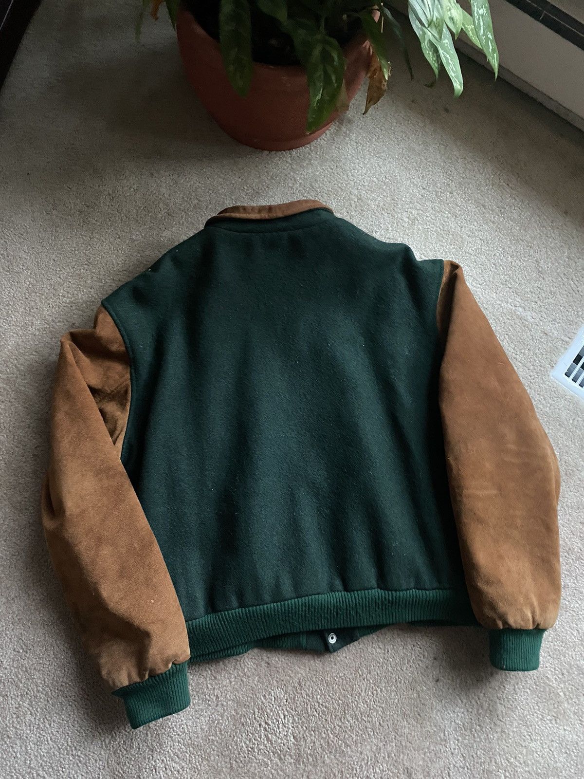 Disney × Vintage Vintage 90s WALT DISNEY Studios Wool Varsity Jacket Size US L / EU 52-54 / 3 - 5 Thumbnail