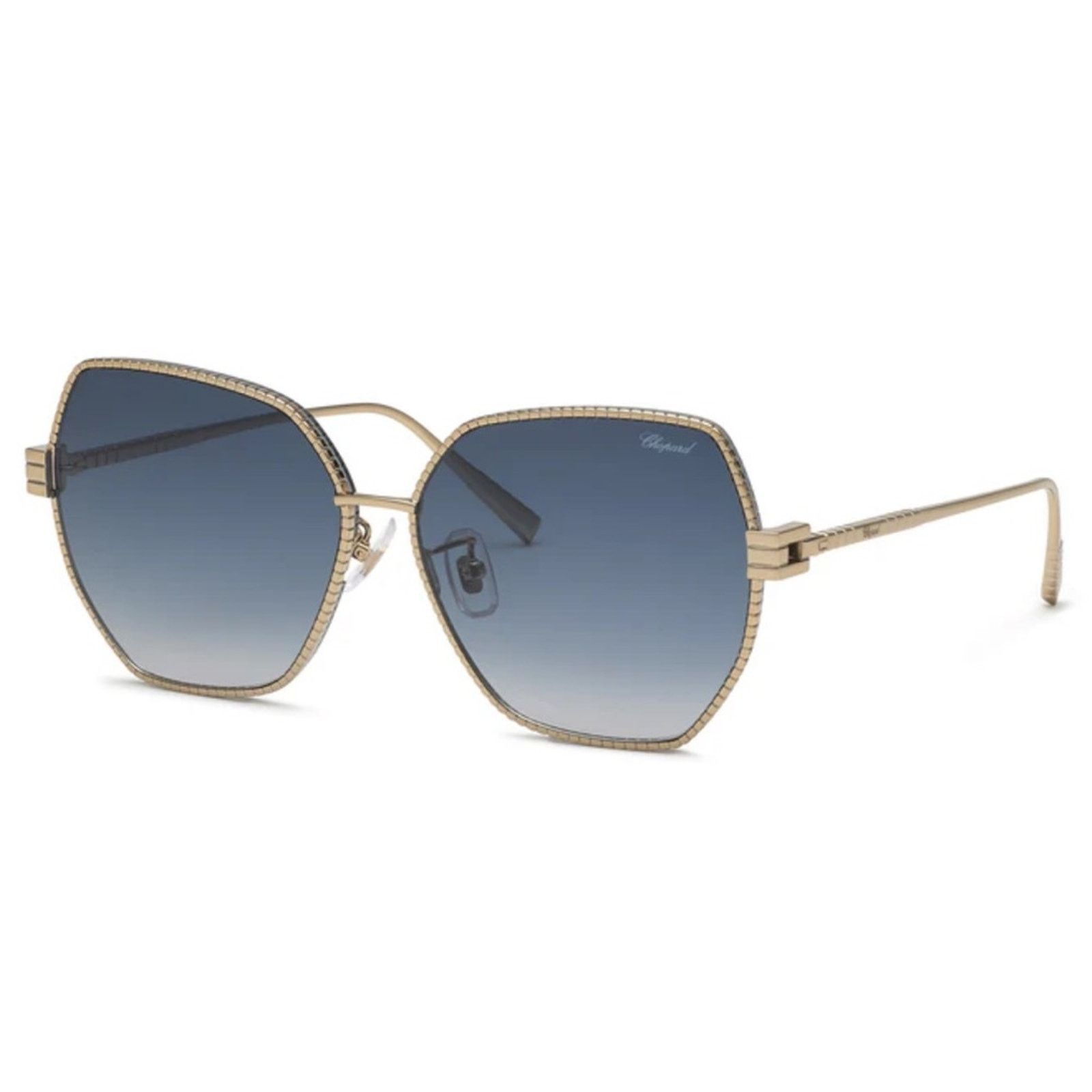 Chopard New! Chopard SCHL28M 08FE Stylish Blue Gradient Sunglasses Size ONE SIZE - 6 Thumbnail