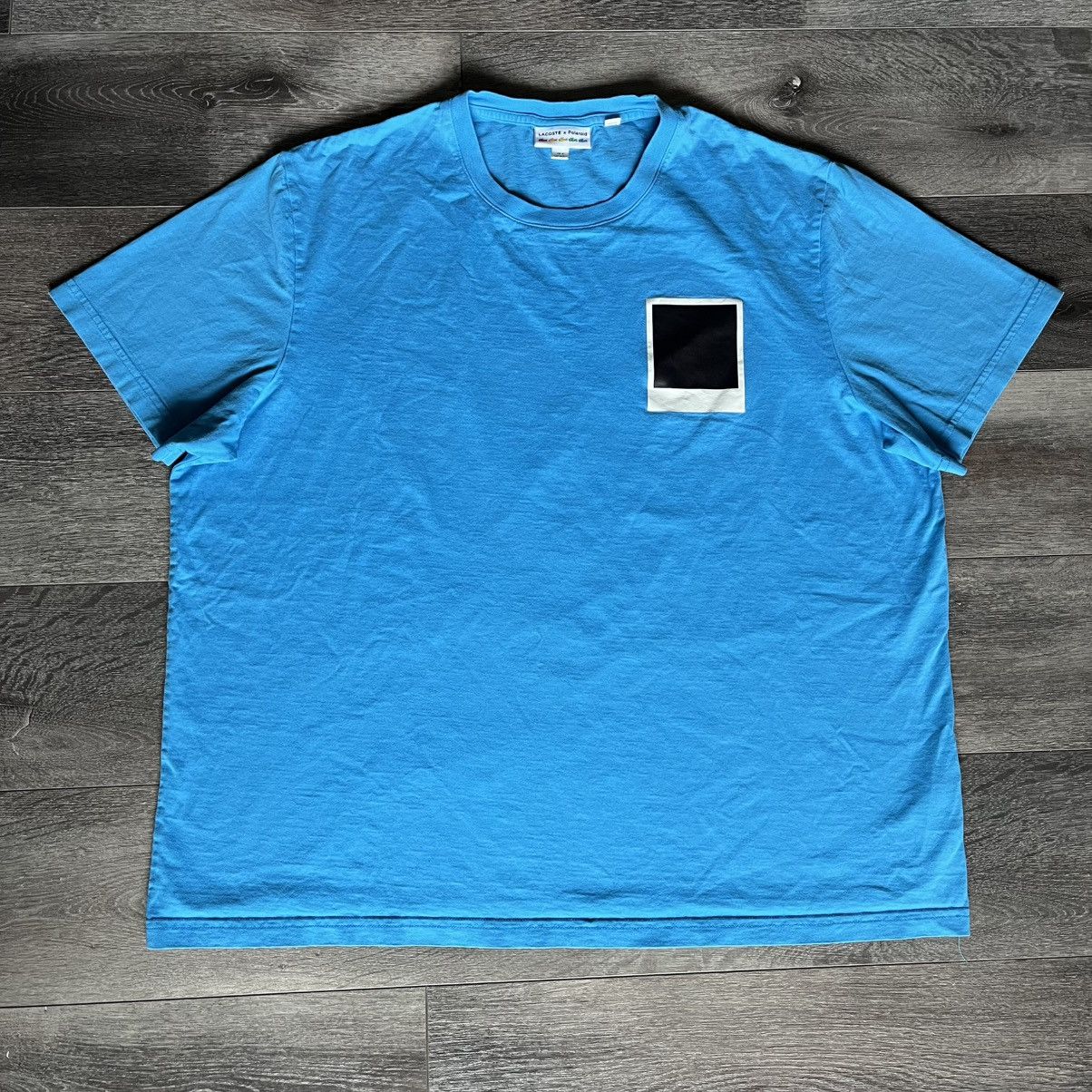 Lacoste × Polaroid Lacoste x Polaroid Thermosensitive Badge Photo Logo T Shirt Size US XXL / EU 58 / 5 - 1 Thumbnail