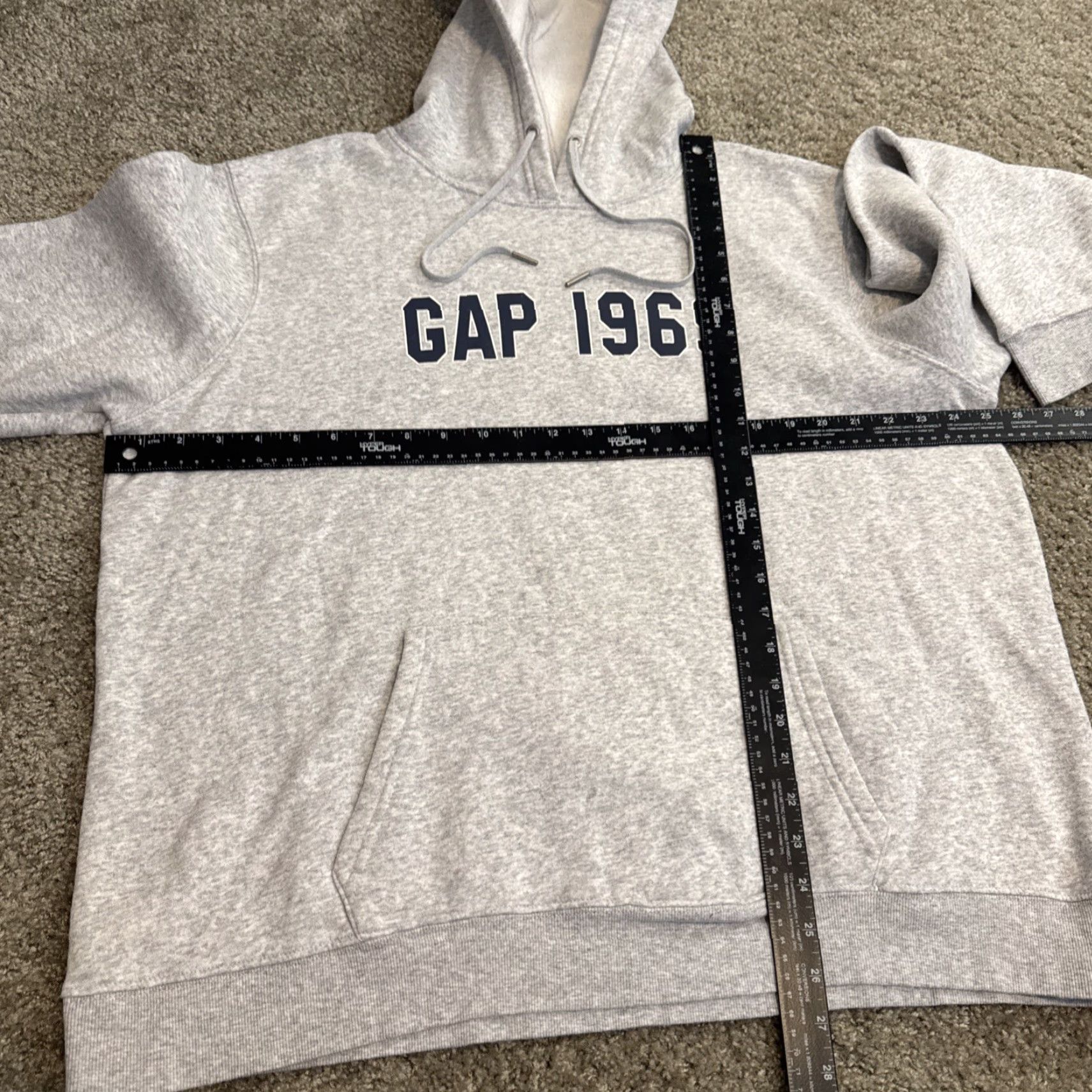 Gap VINTAGE GAP 1969 Grey Pullover Hoodie Sweatshirt 2XL Men MENS 2XL Pullover Hoodie Gray 1969 Size US XXL / EU 58 / 5 - 7 Thumbnail