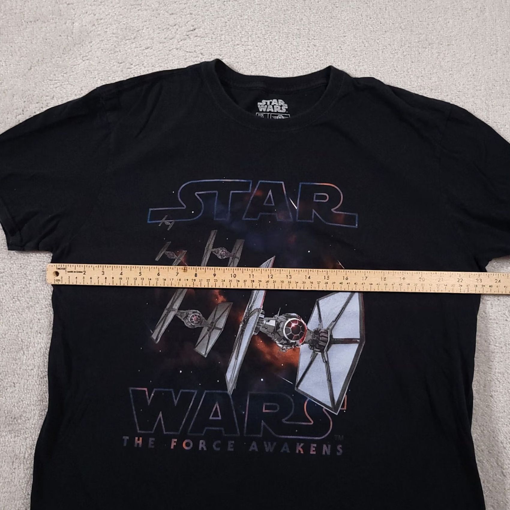 Star Wars Star Wars The Force Awakens Mens XL Black Graphic T-Shirt Short Sleeve Size US XL / EU 56 / 4 - 5 Thumbnail