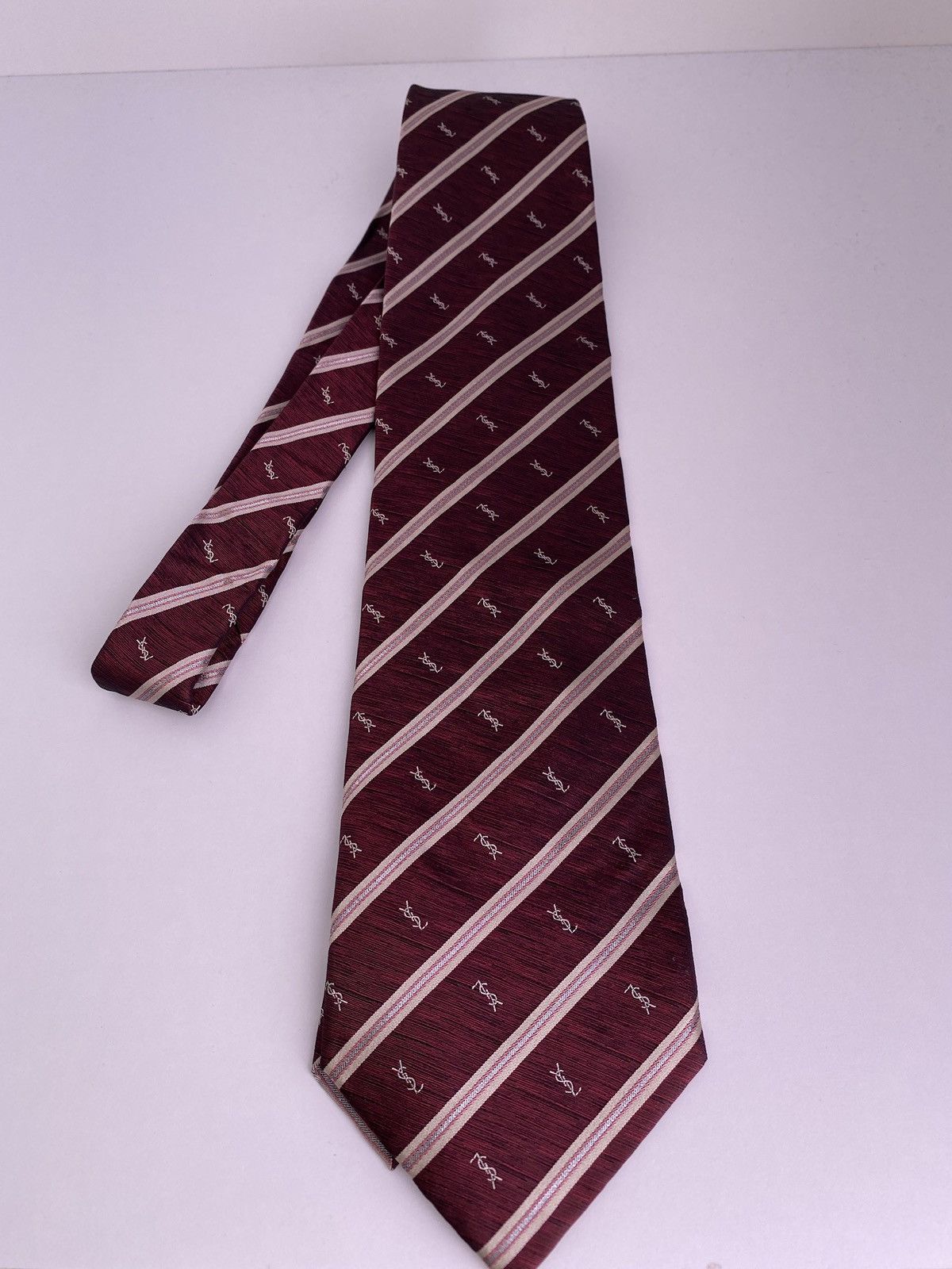 Vintage × Yves Saint Laurent Vintage Yves Saint Laurent Tie Size ONE SIZE - 1 Thumbnail