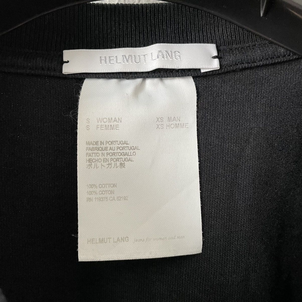 Helmut Lang Helmut Lang Monogramed Blank Black T-Shirt Size US XS / EU 42 / 0 - 5 Thumbnail