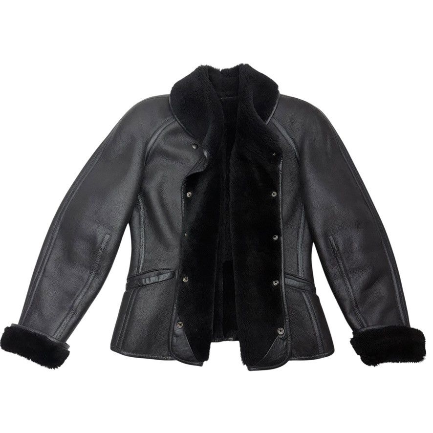 Kenzo Kenzo Black Shearling Leather Jacket Size M / US 6-8 / IT 42-44 - 8 Thumbnail