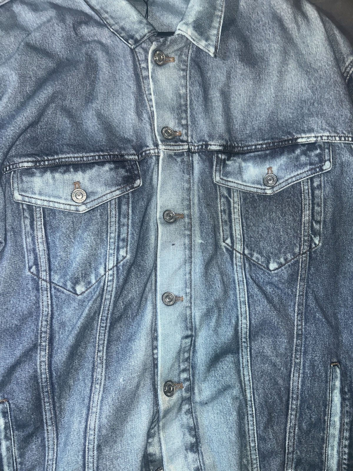 Balenciaga Balenciaga SS22 trompe l'oeil distressed denim Jacket Size US L / EU 52-54 / 3 - 8 Thumbnail