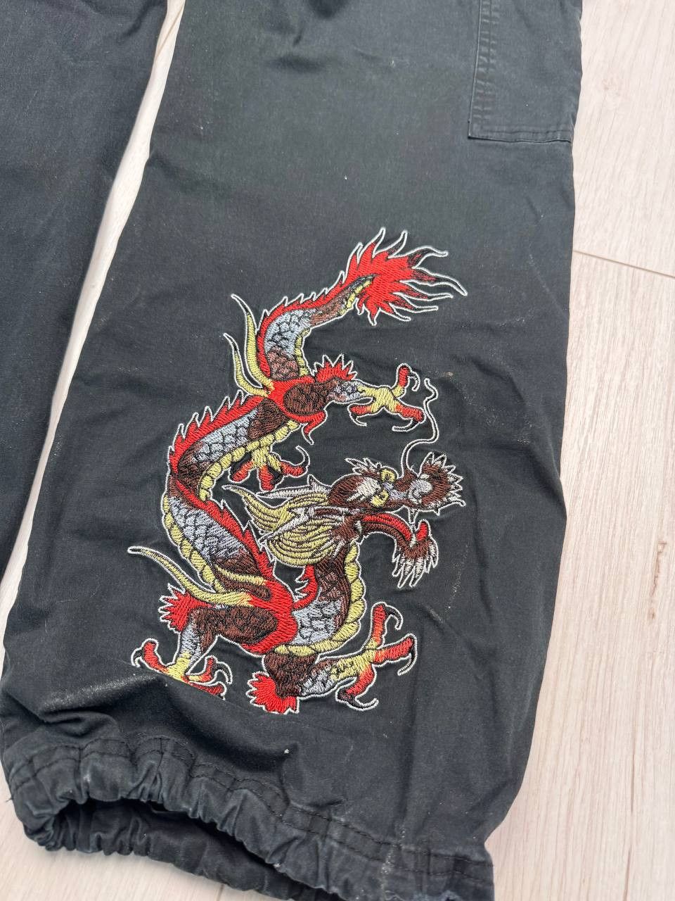 Christian Audigier Ed Hardy Urban Outfitters Embroidered Logo Cargo size S Size 28" / US 6 / IT 42 - 14 Thumbnail