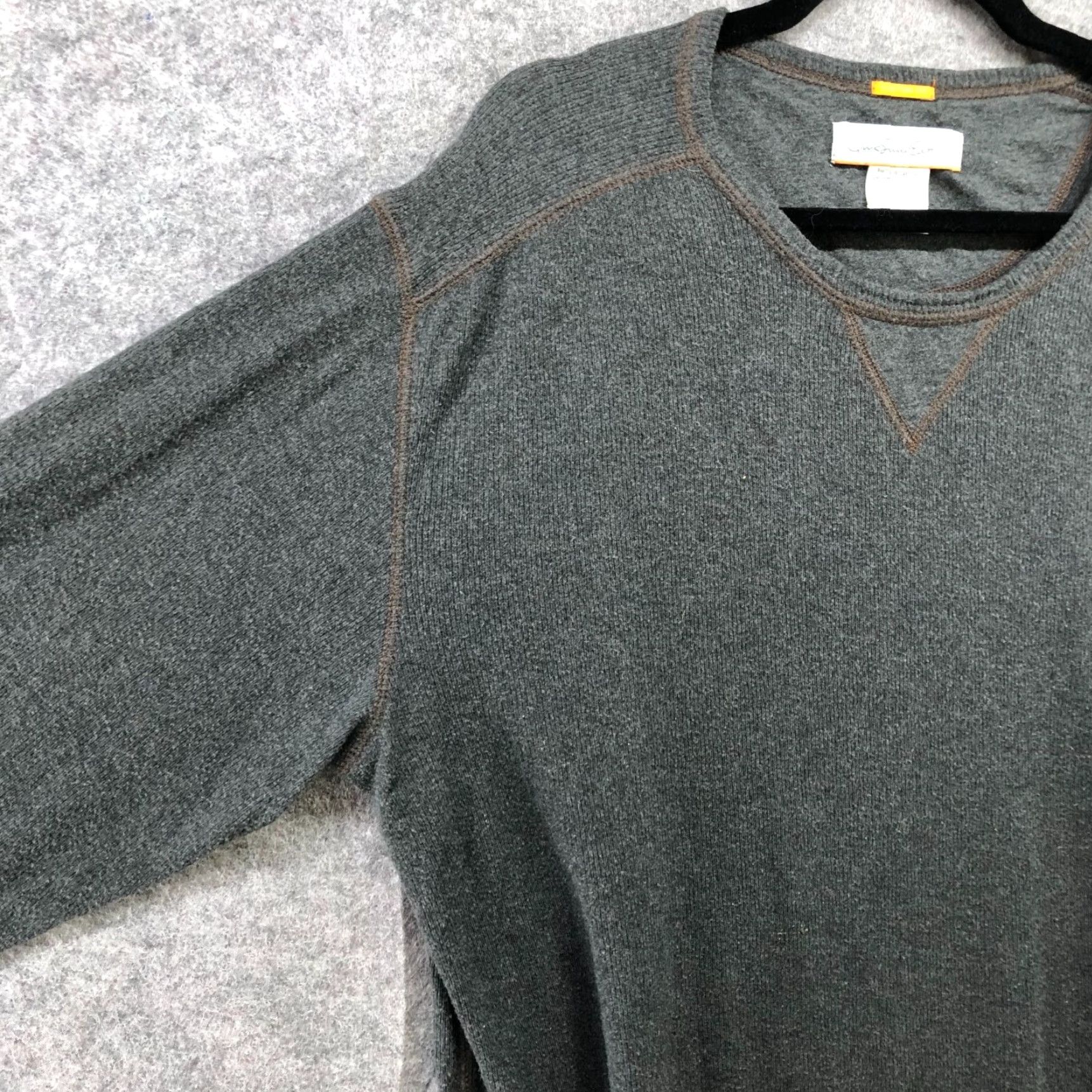Quiksilver Quiksilver Editions Men's Long Sleeve Gray Thermal Crewneck T-Shirt Size L Size US L / EU 52-54 / 3 - 5 Thumbnail