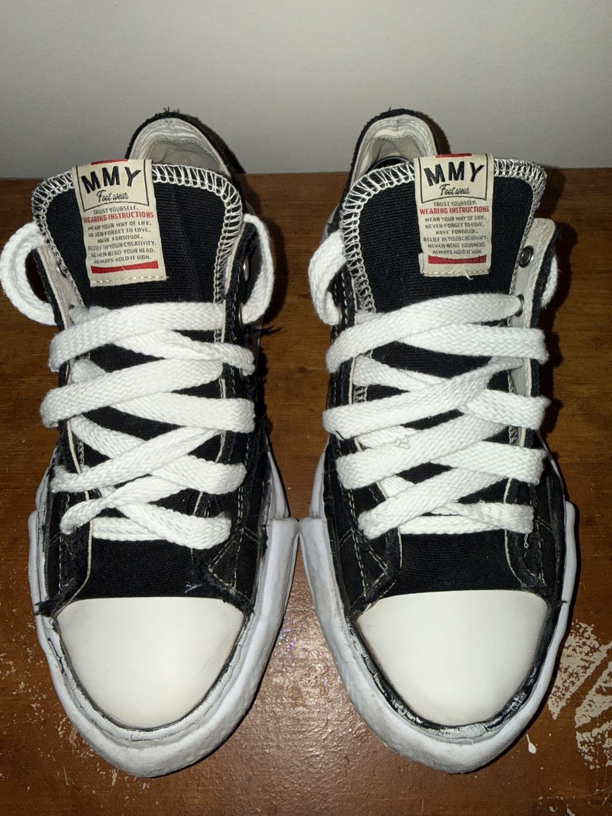 Maison Mihara Yasuhiro Peterson OG Sole Canvas Low 'Black'