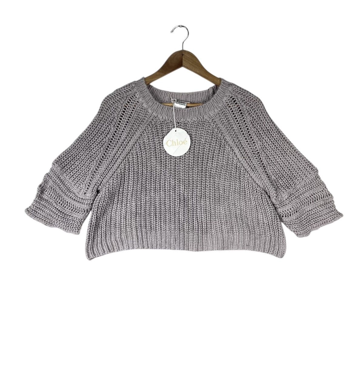 Chloe Deadstock W Tag Luxury Chloé Knitwear Croptop Women Size S / US 4 / IT 40 - 1 Thumbnail