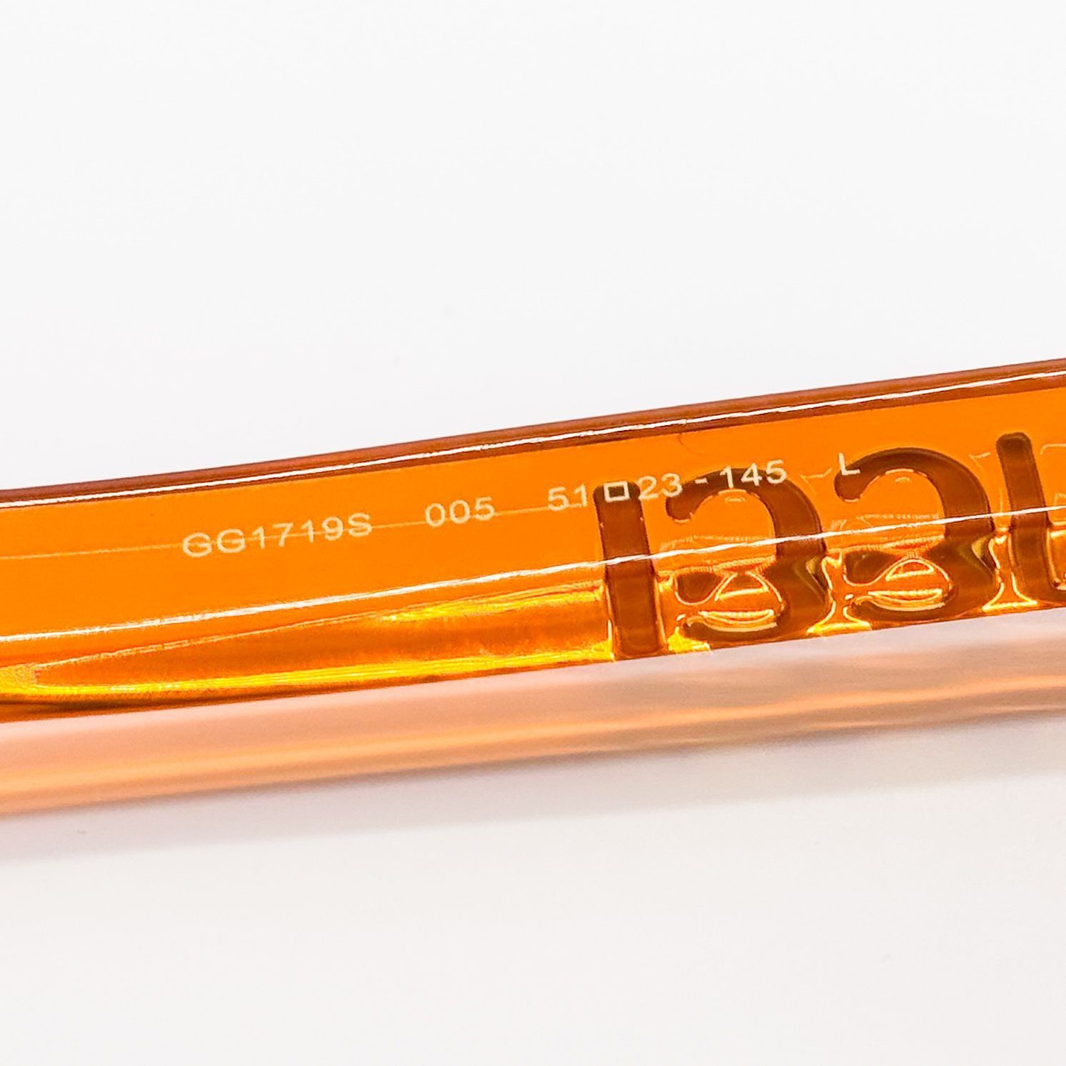 Gucci NEW GG1719S 005 GUCCI WOMEN ORANGE SUNGLASSES Size ONE SIZE - 7 Thumbnail