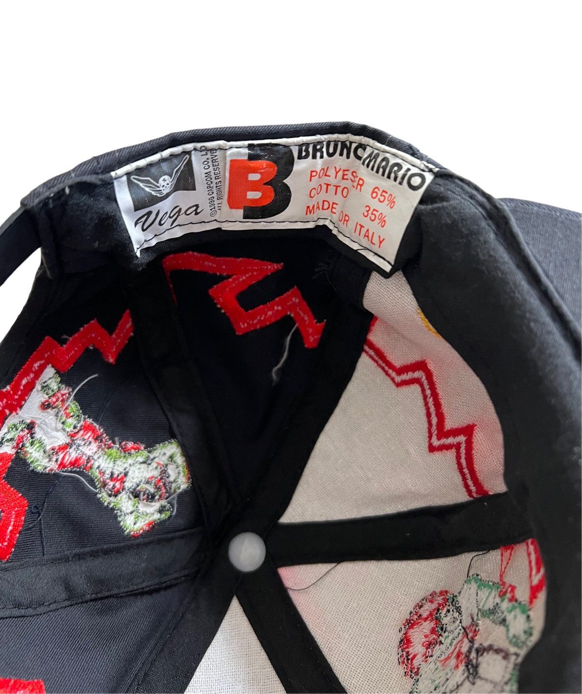 Vintage **YOUTH** Blanka Street Fighter 2 Jagged Edge Snapback Hat Size ONE SIZE - 7 Thumbnail