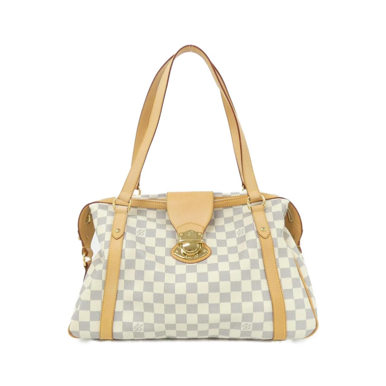 Louis Vuitton Louis Vuitton Louis Vuitton Stresa Damier Azur Coated Canvas Shoulder Bag Textile Shoulder Bag N42220 DUTY FREE for USA Size ONE SIZE - 1 Thumbnail
