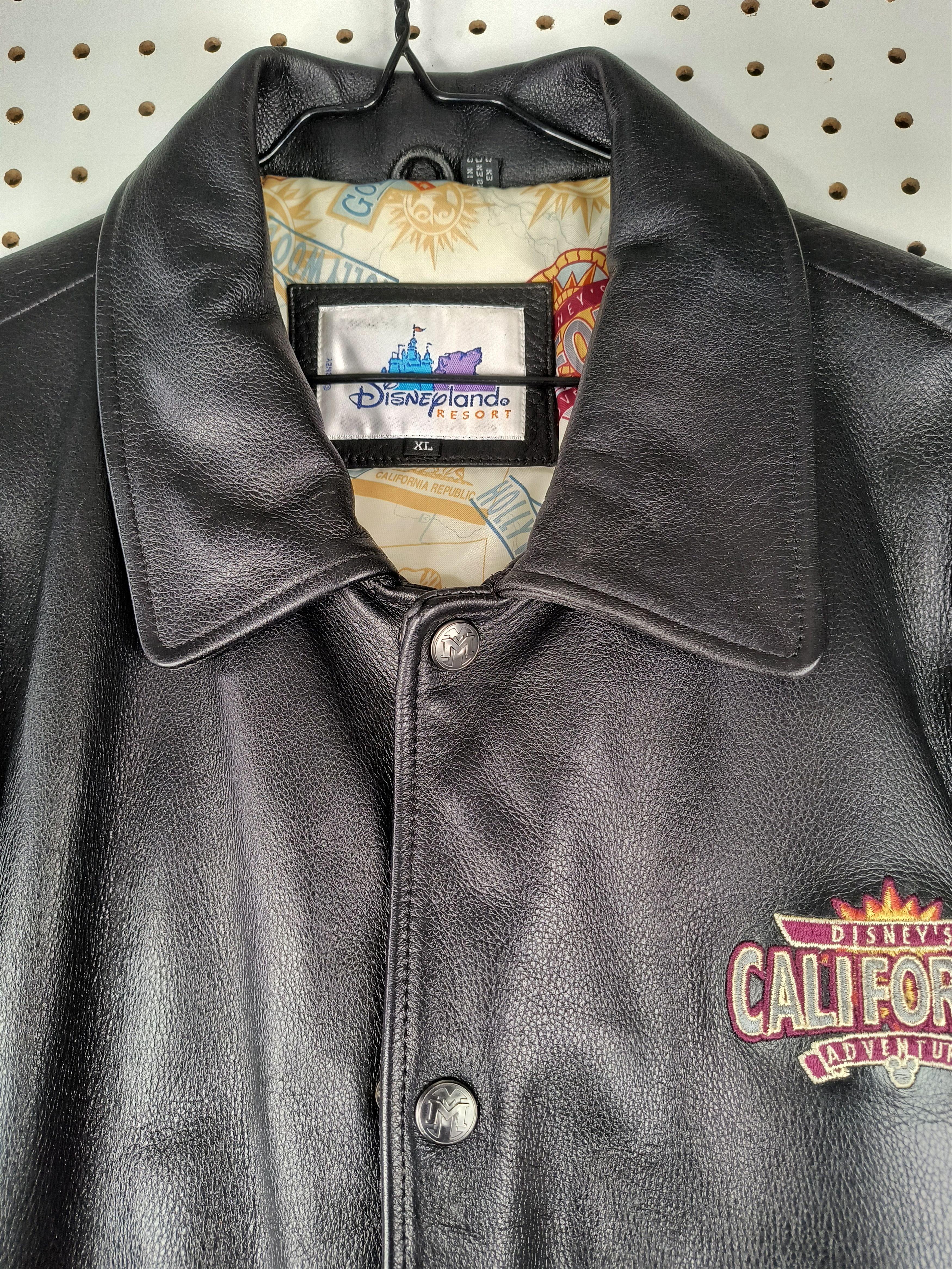 Disney Vintage Y2K Disneyland California adventure leather jacket Size US XL / EU 56 / 4 - 7 Thumbnail