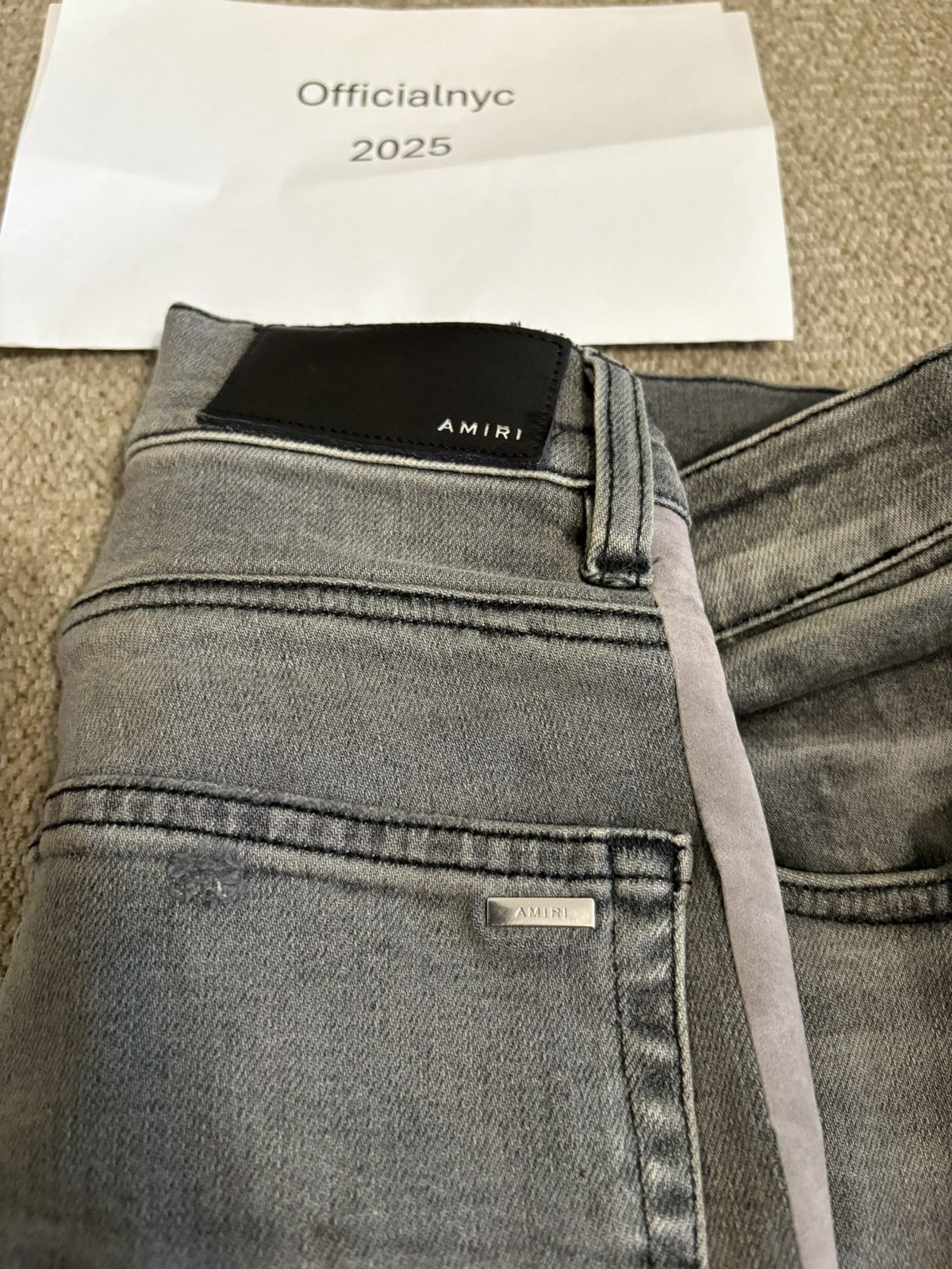 Amiri Amiri side stripe denim Size US 31 - 2 Thumbnail