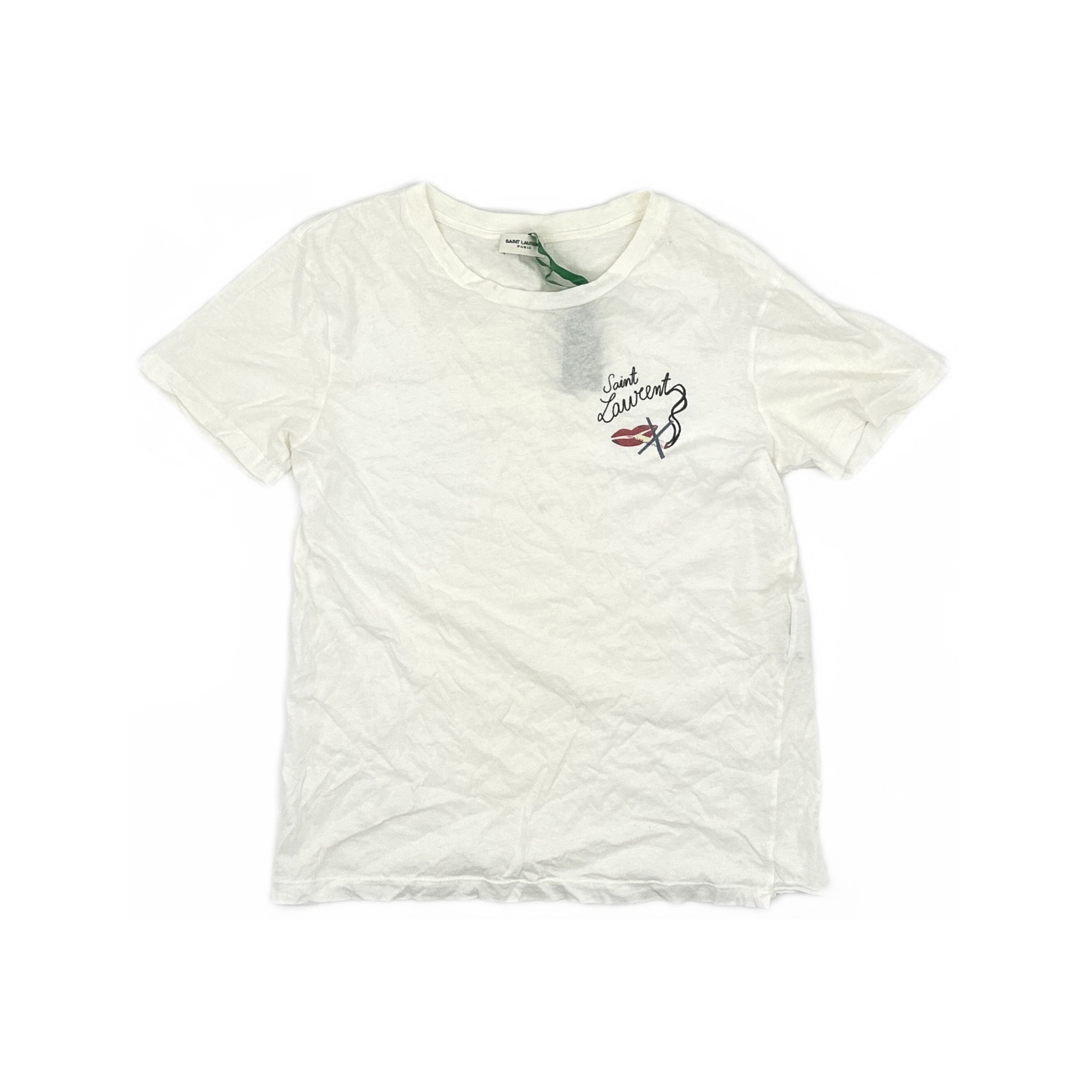Saint Laurent Paris Saint Laurent Lip Print T-Shirt Size XS Size US XS / EU 42 / 0 - 1 Thumbnail