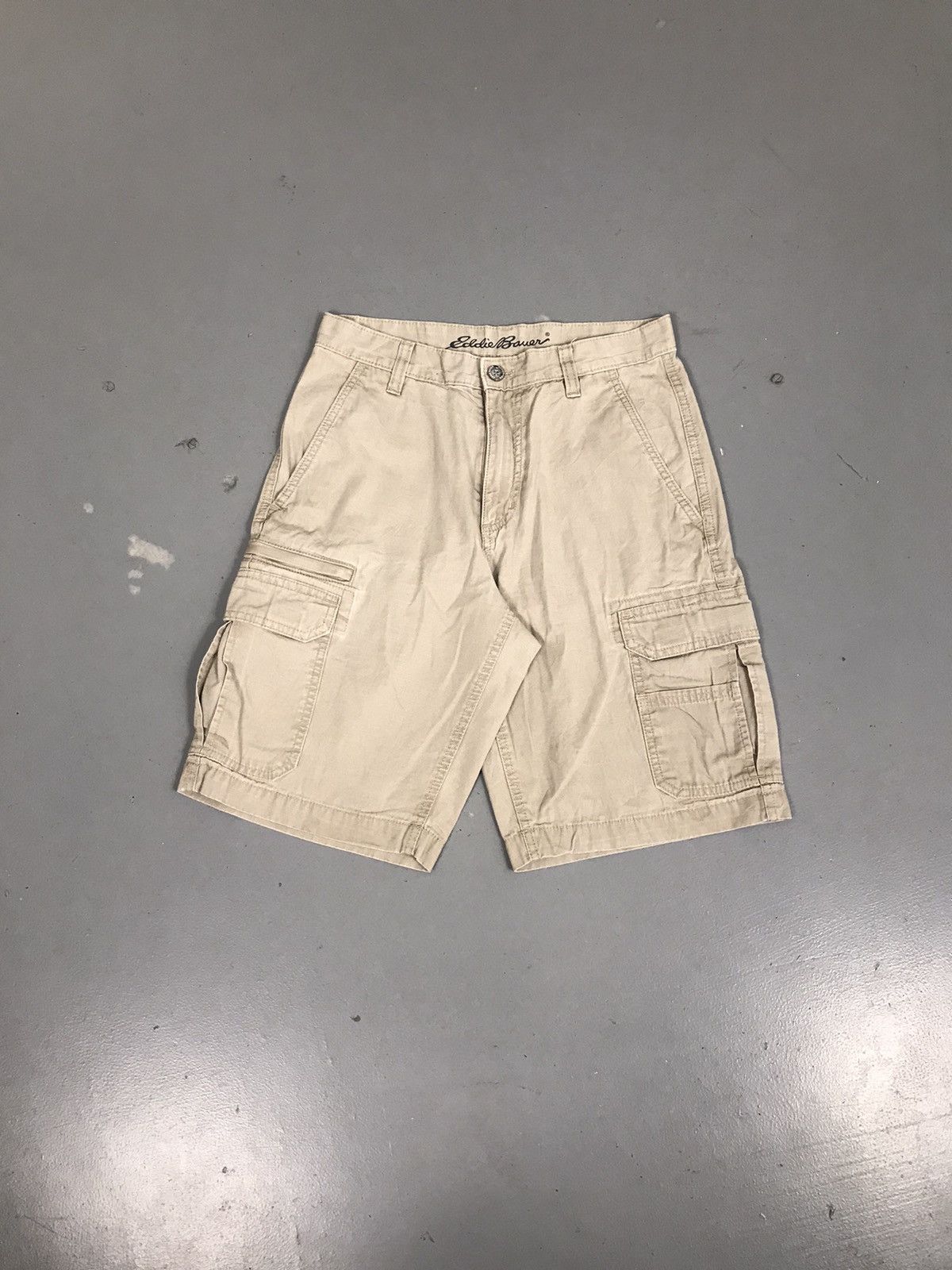 Eddie Bauer × Vintage Vintage Ykk Eddie Bauer cargo Jorts Size US 30 / EU 46 - 1 Thumbnail