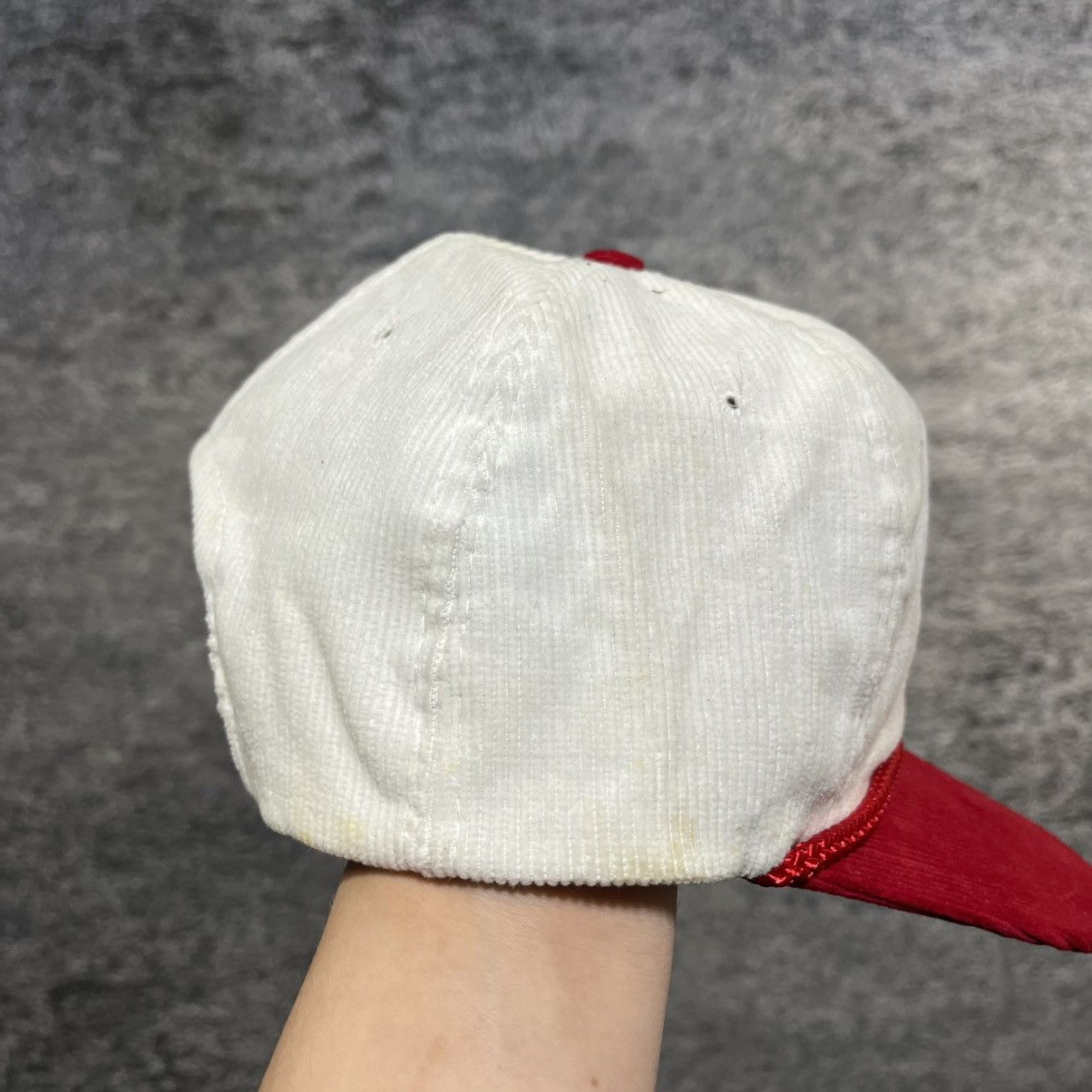 Vintage Vintage 90s Stroh's Beer Corduroy Snapback Hat Size ONE SIZE - 4 Thumbnail