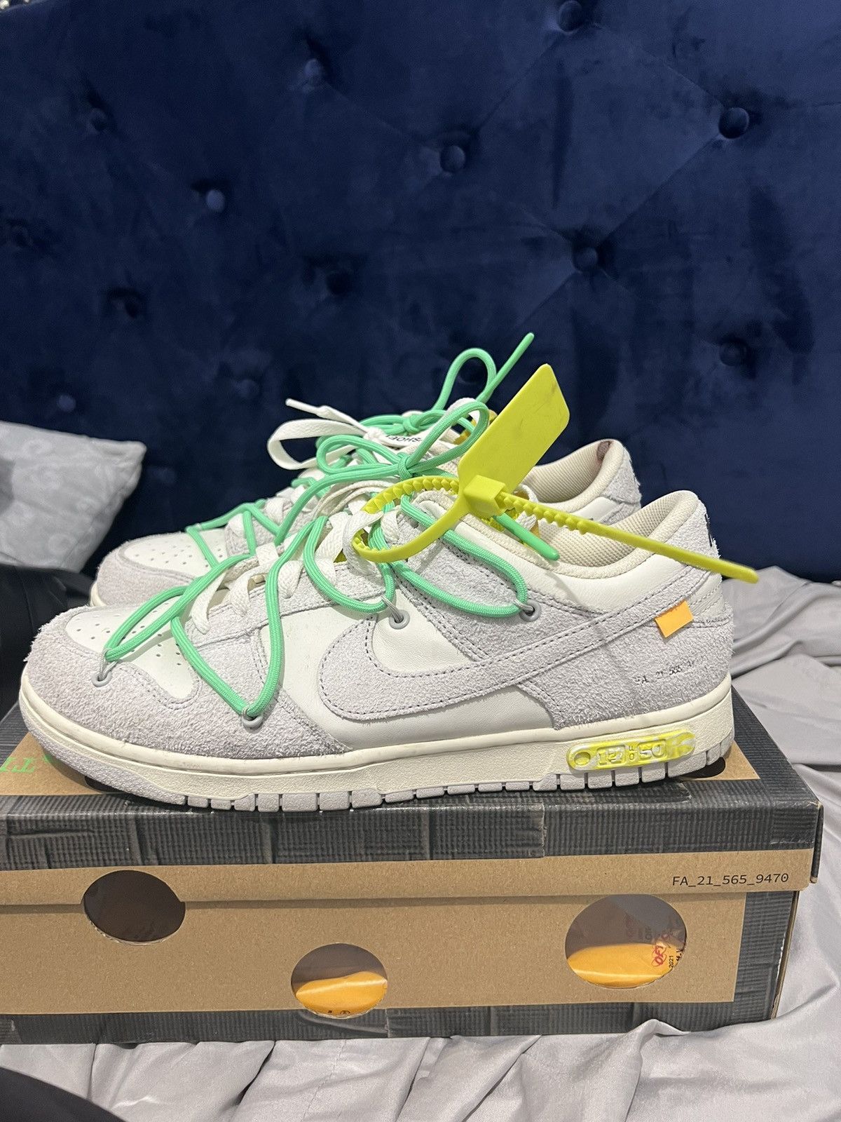 Nike × Off-White Nike off-white dunk lot 14 Size US 10 / EU 43 - 2 Thumbnail
