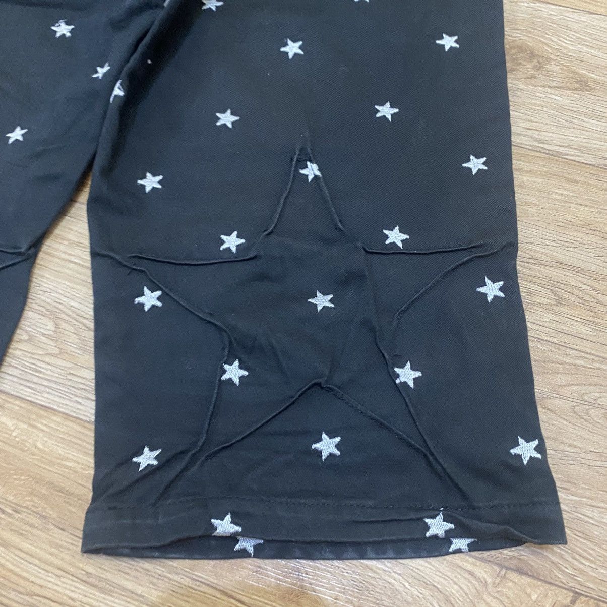 PPFM 2000s Ppfm Star Embordired Short Pants Size US 33 - 9 Thumbnail
