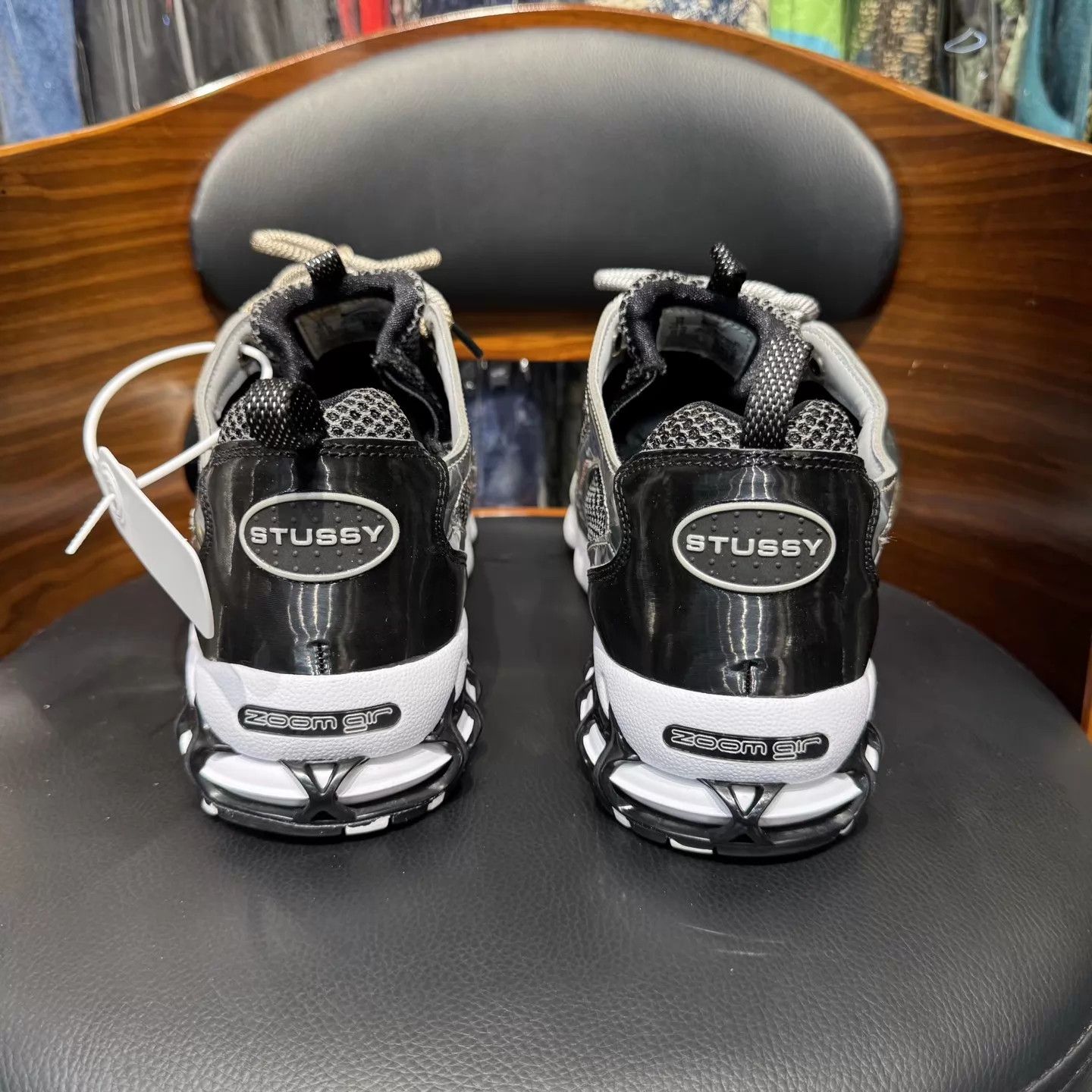 Nike Stussy x Nike Spiridon Cage 2 Black Silver 44 Lowest Mint Size US 11 / EU 44 - 3 Thumbnail