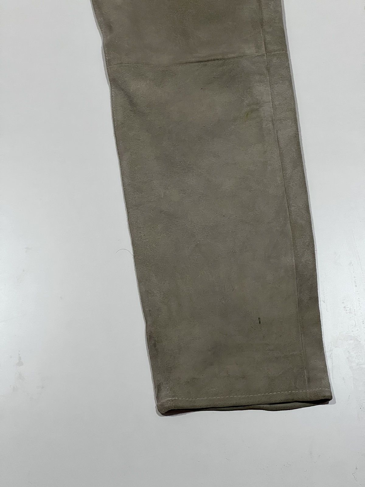 GOODENOUGH 🔥 Good Enough Hiroshi Fujiwara suede Leather GDEH pants Size US 32 / EU 48 - 5 Thumbnail