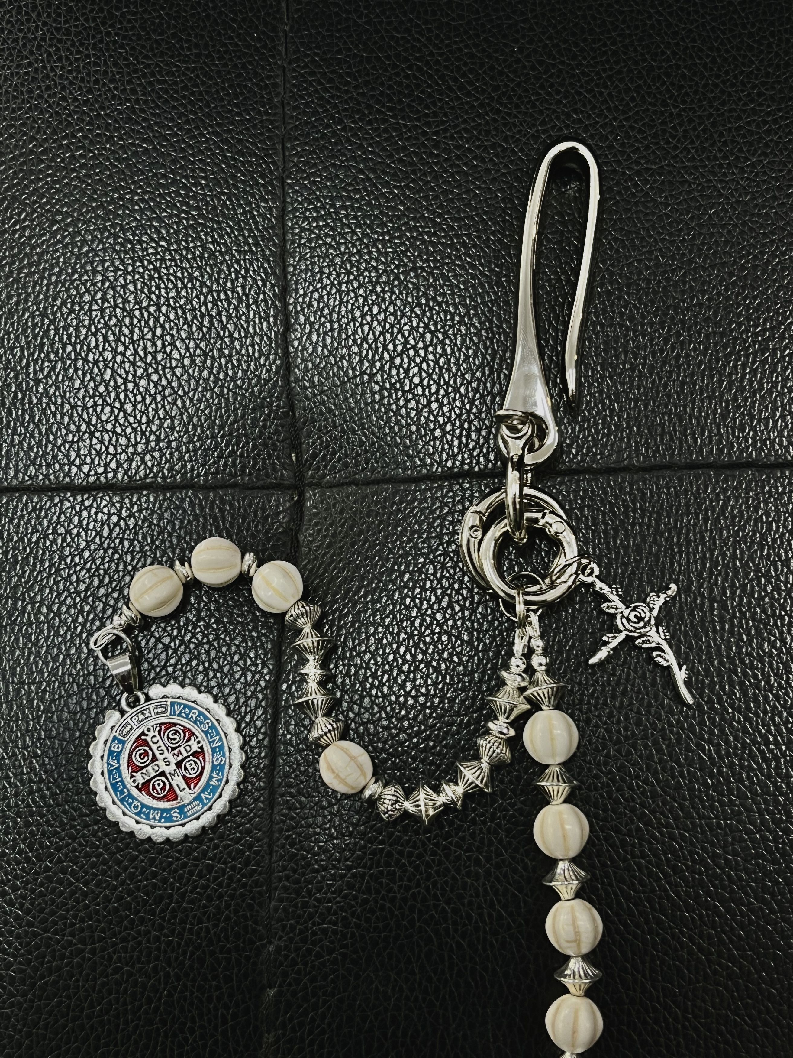 Japanese Brand Punk Stone Cross Pants Chain Size ONE SIZE - 4 Thumbnail