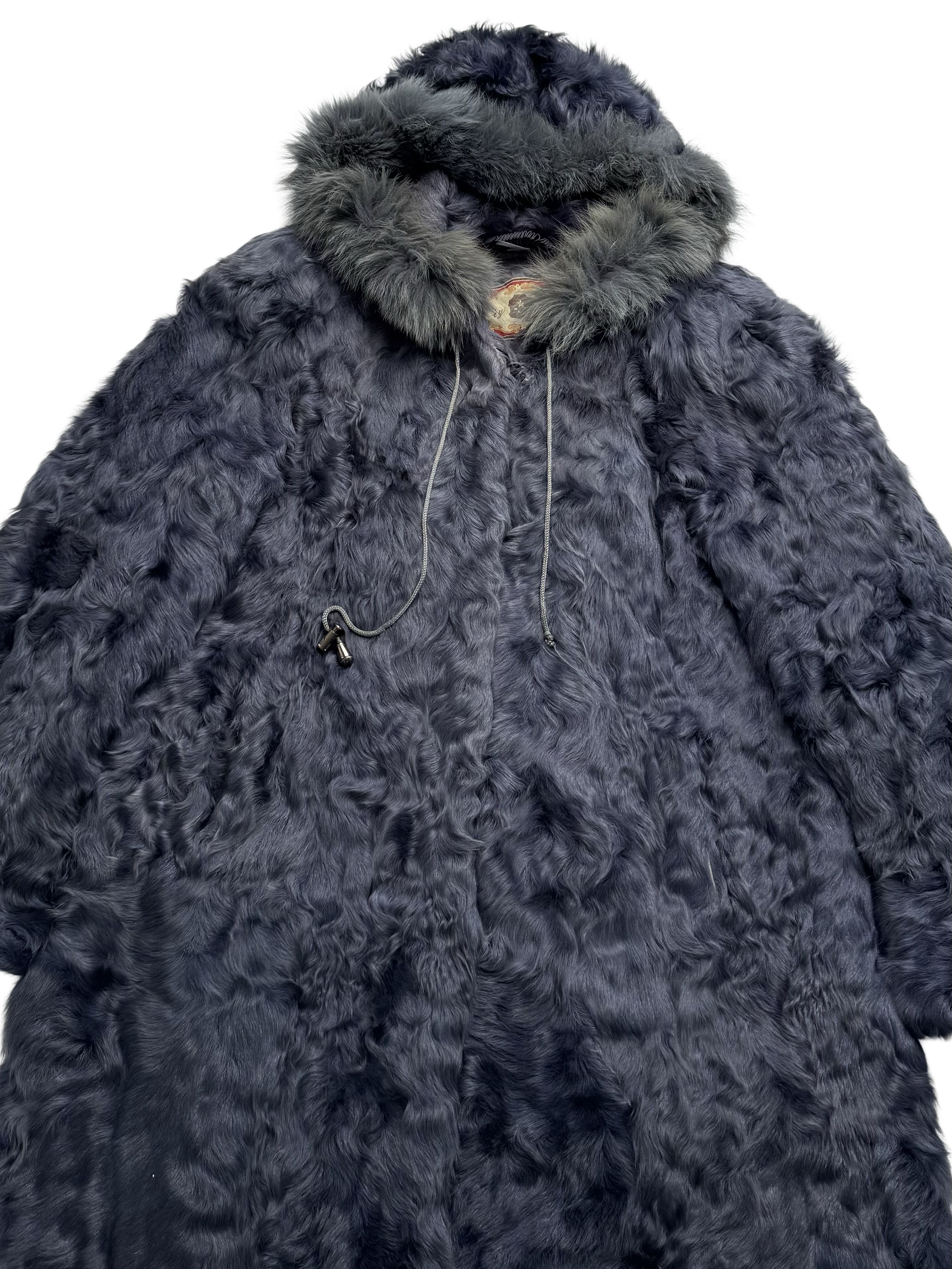 Vintage Vintage Real Fur Hooded Coat Size XL / US 12-14 / IT 48-50 - 7 Thumbnail