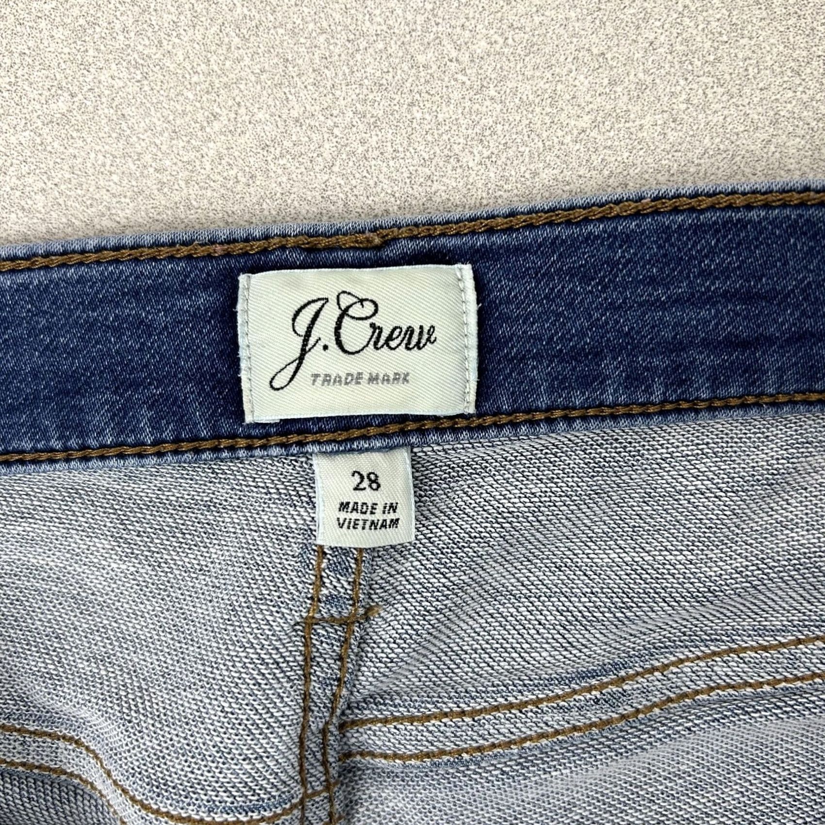 J.Crew J.CREW Jeans Womens 28 Blue Skinny Mid Rise Stretch Denim Casual J4756 Size 28" / US 6 / IT 42 - 4 Thumbnail