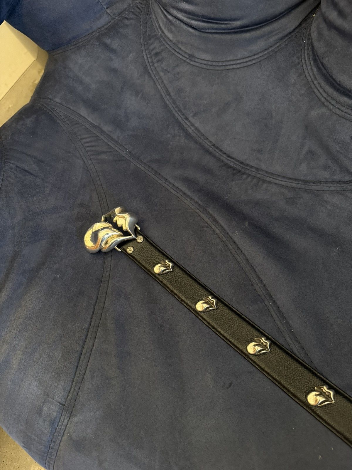 Chrome Hearts Chrome Hearts Rolling Stones Belt Size 38 - 17 Thumbnail