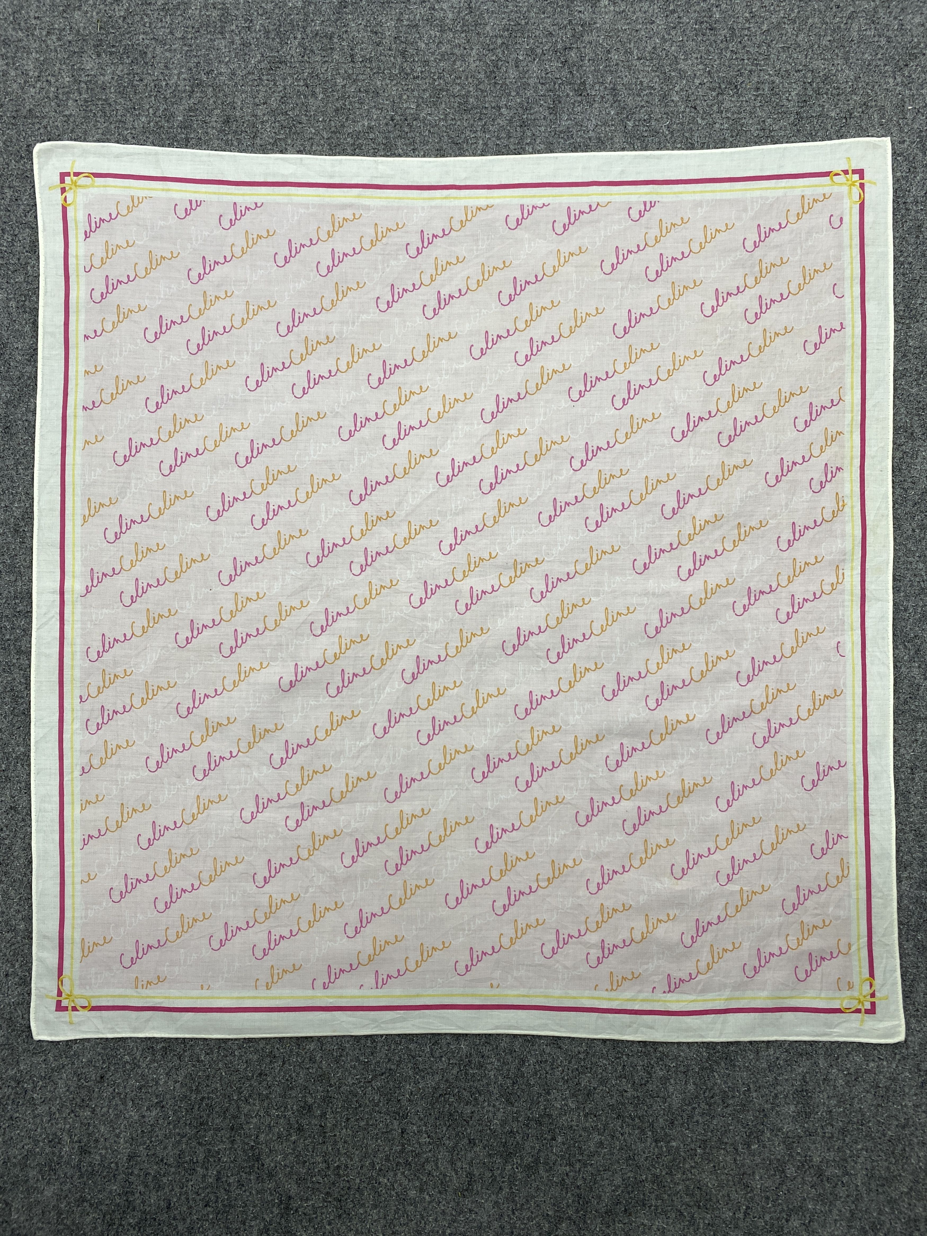 Celine Vintage Celine Handkerchief / Neckerchief / Bandana HKC0915 Size ONE SIZE - 4 Thumbnail