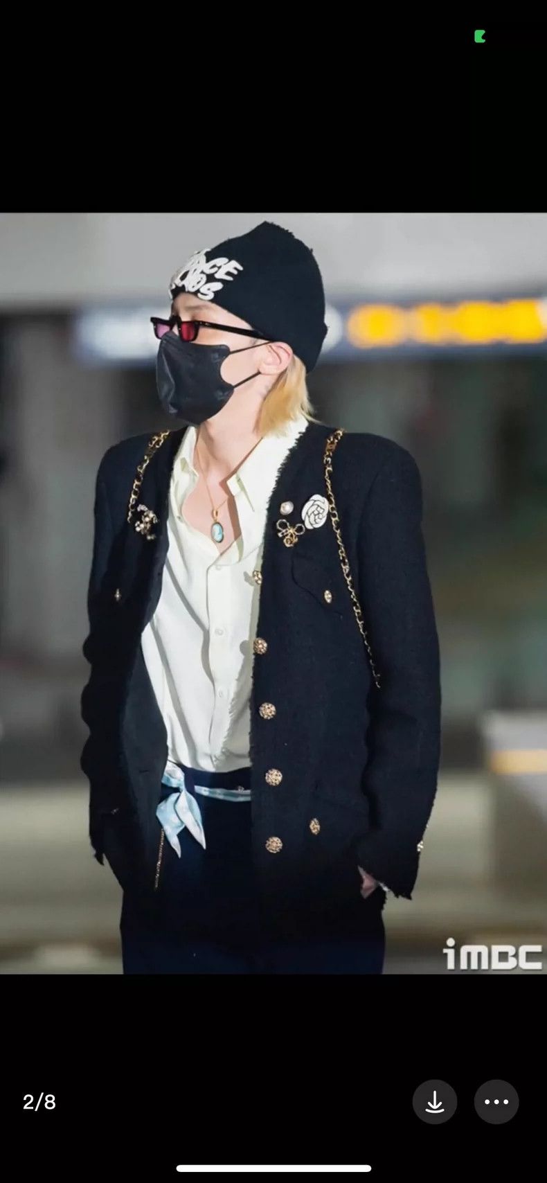 Chanel Chanel Black v-neck jacket Size XS / US 0-2 / IT 36-38 - 7 Thumbnail