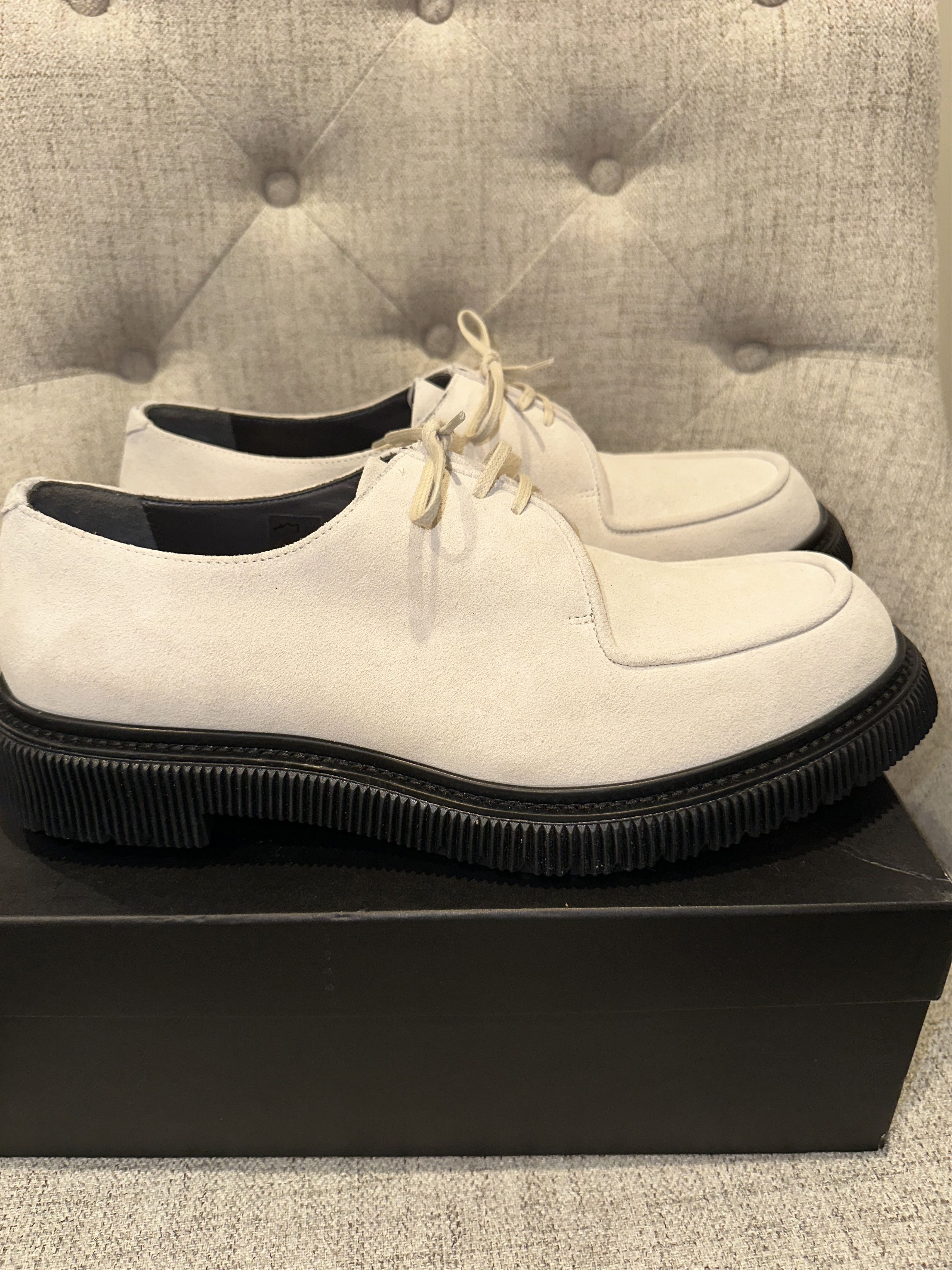 Adieu Paris Adieu Leather Apron Toe Derby Shoes $530 Sz 13. Size US 13 / EU 46 - 8 Thumbnail