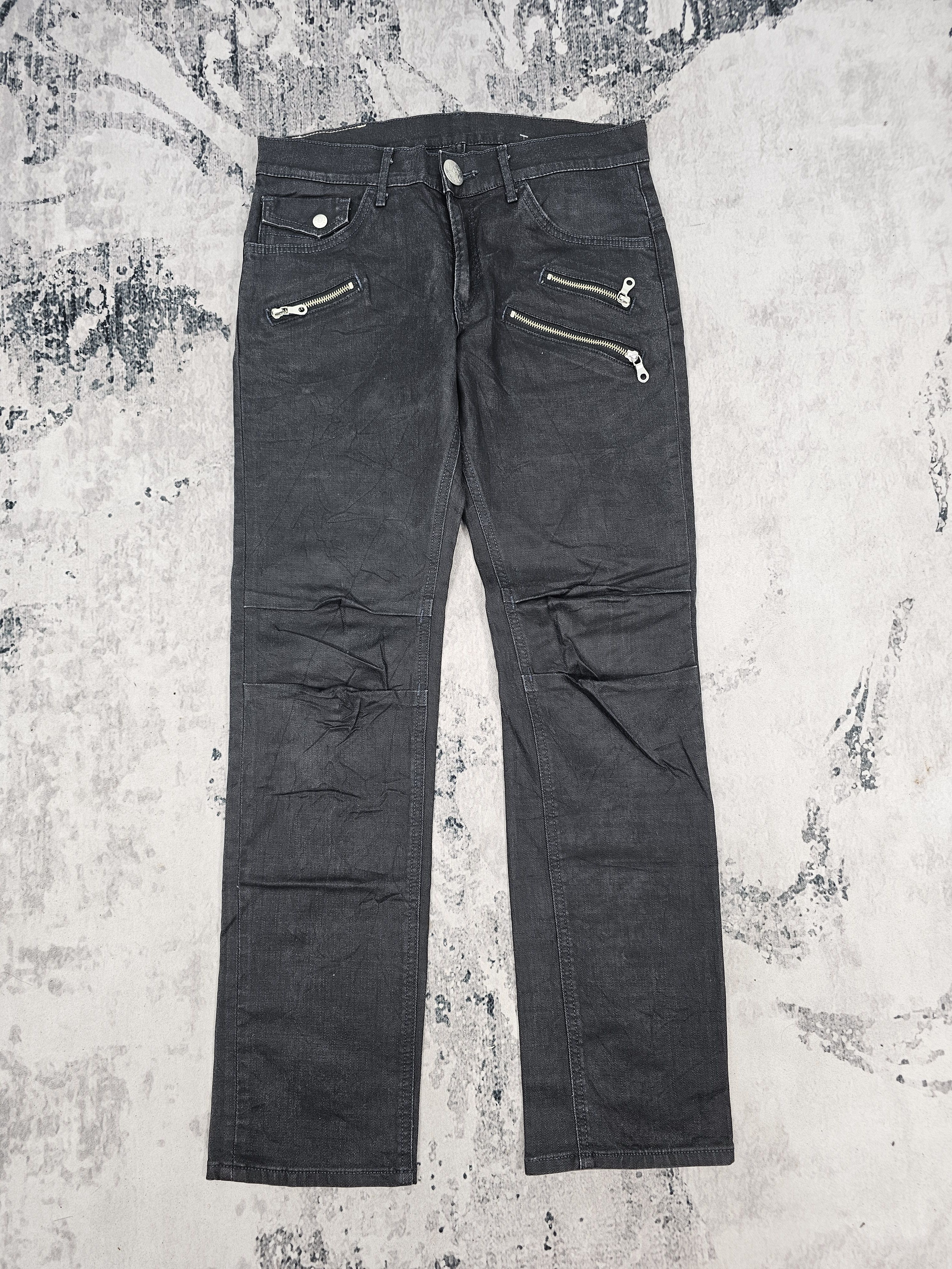 Lee LEE RIDERS Multi Zipper Punk Design Buckle Jeans JB0276 Size US 32 / EU 48 - 1 Thumbnail