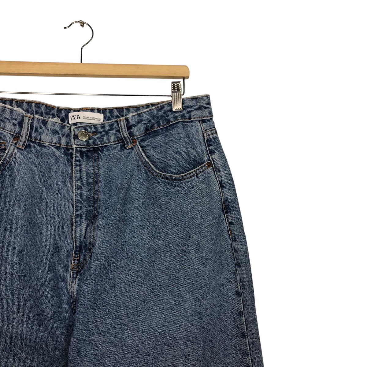 Japanese Brand 📌Vintage Denim Jeans Zara Ballon Design Issey Miyake Size 34" / US 12 / IT 48 - 7 Thumbnail