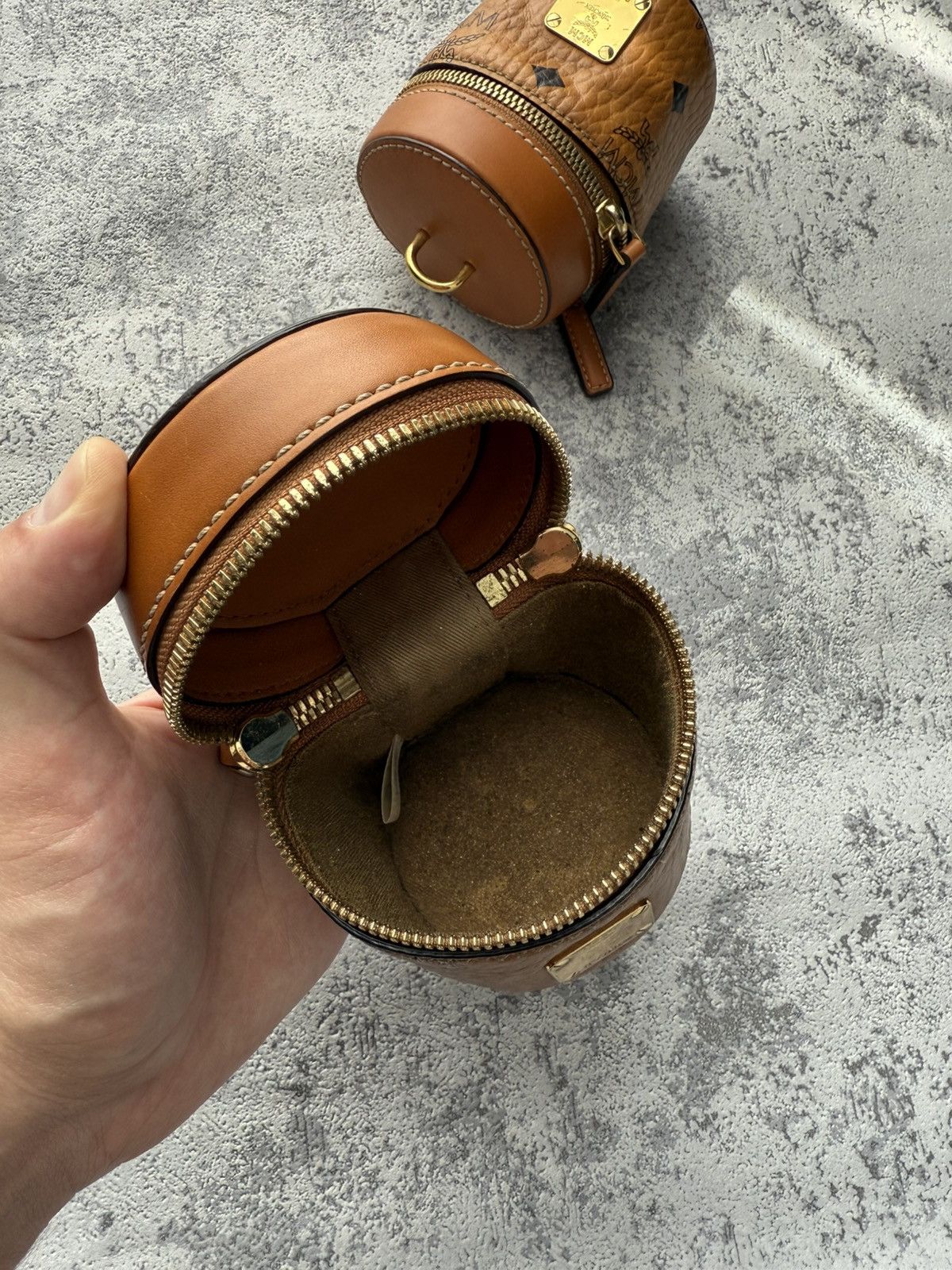 MCM Rare MCM Aren Visetos Vintage Cylinder Bag X2 Size ONE SIZE - 11 Thumbnail