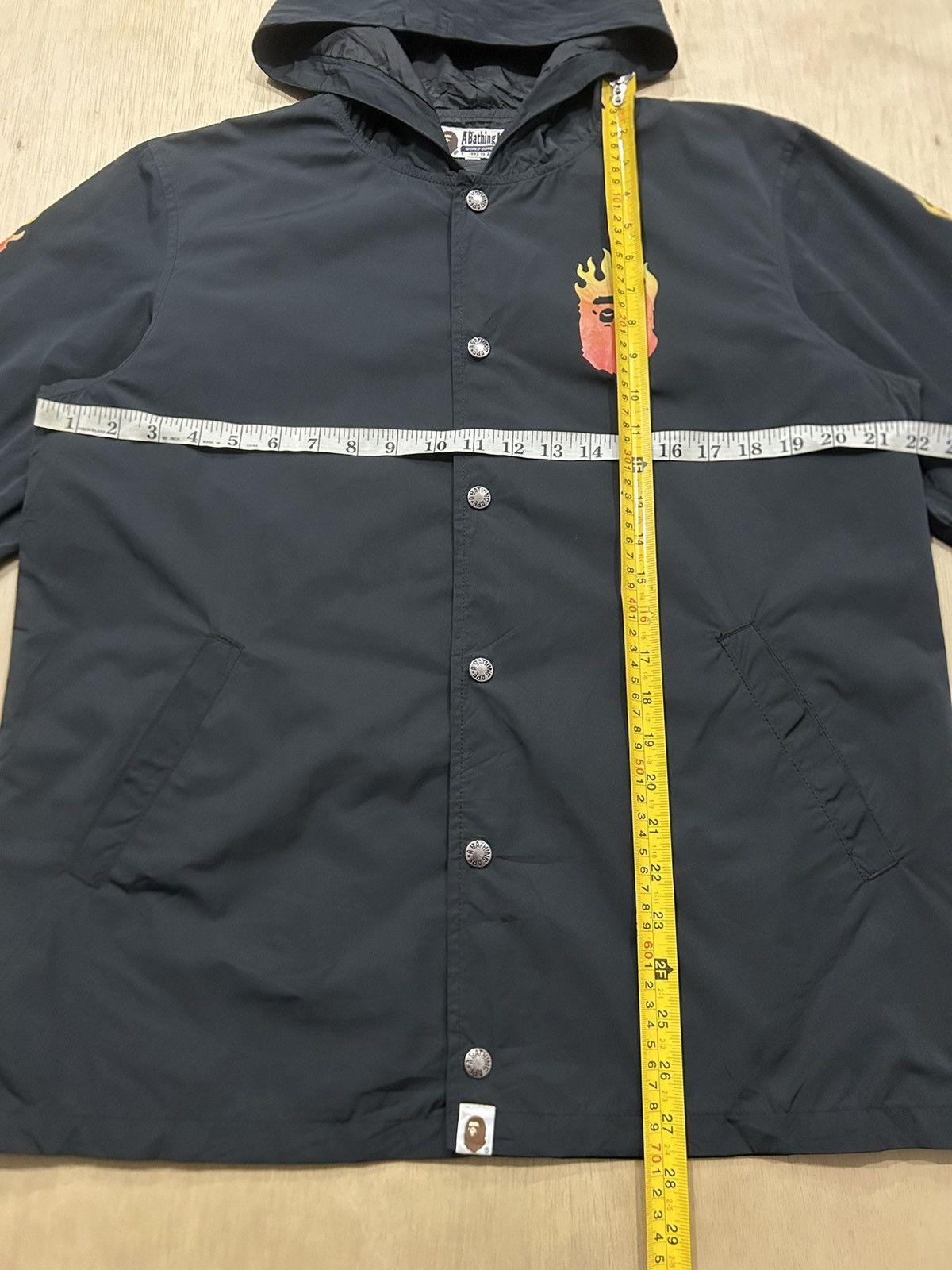 Bape BAPE Flame Hoodie Coach Jacket Size US M / EU 48-50 / 2 - 12 Thumbnail