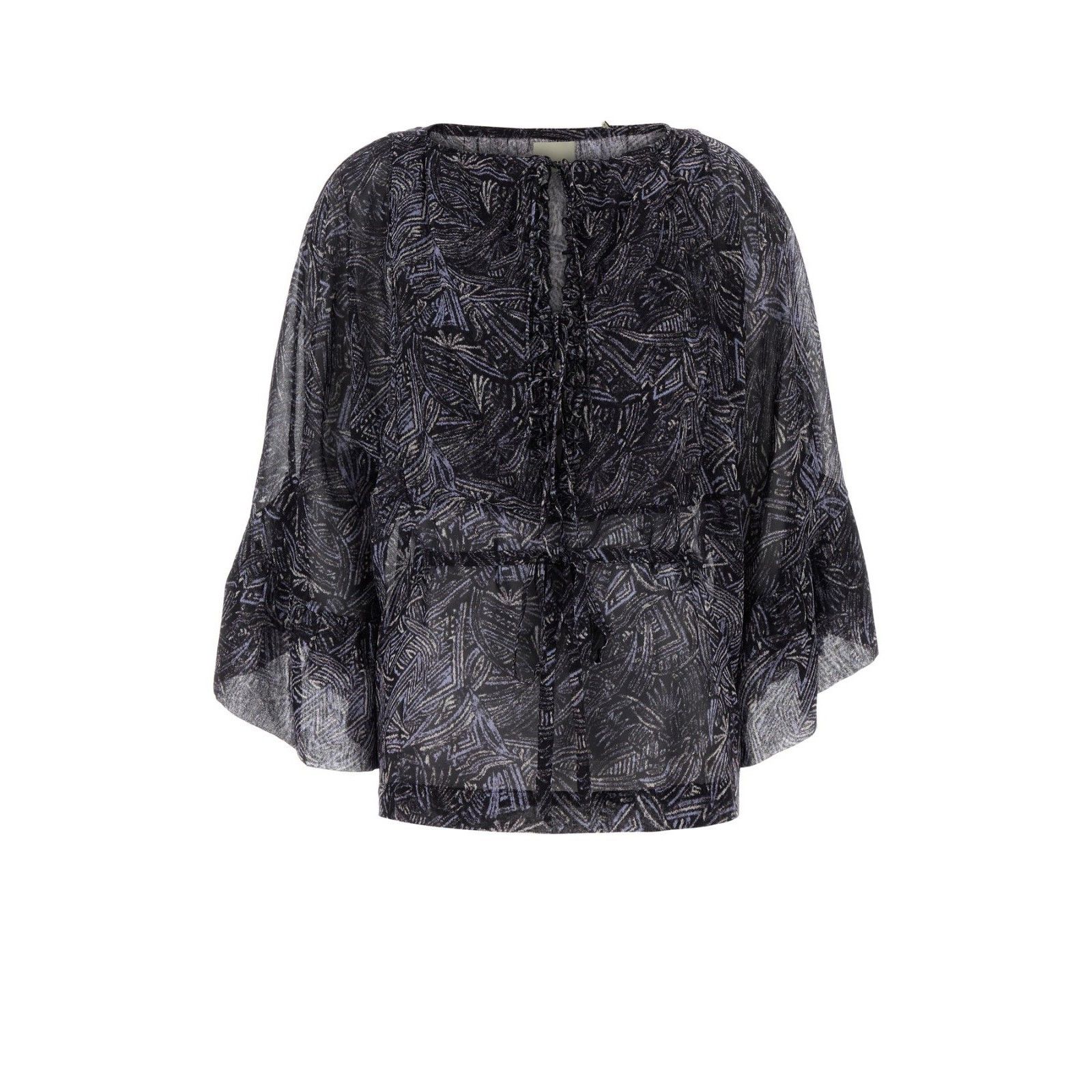 Isabel Marant ISABEL MARANT Printed Silk Tekia Blouse New & Authentic (Wom Size XS / US 0-2 / IT 36-38 - 1 Thumbnail