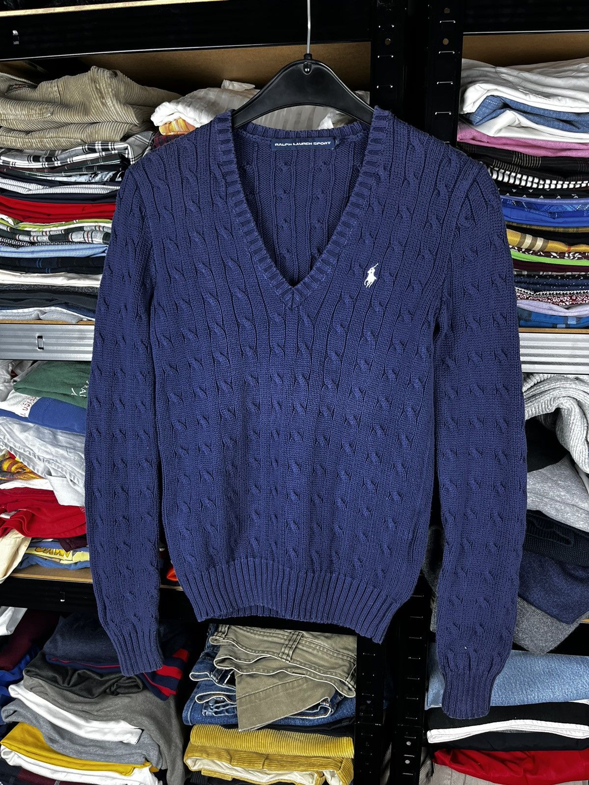 Polo Ralph Lauren × Ralph Lauren × Vintage Polo Ralph Lauren pullover knit sweater vintage Size S / US 4 / IT 40 - 1 Thumbnail