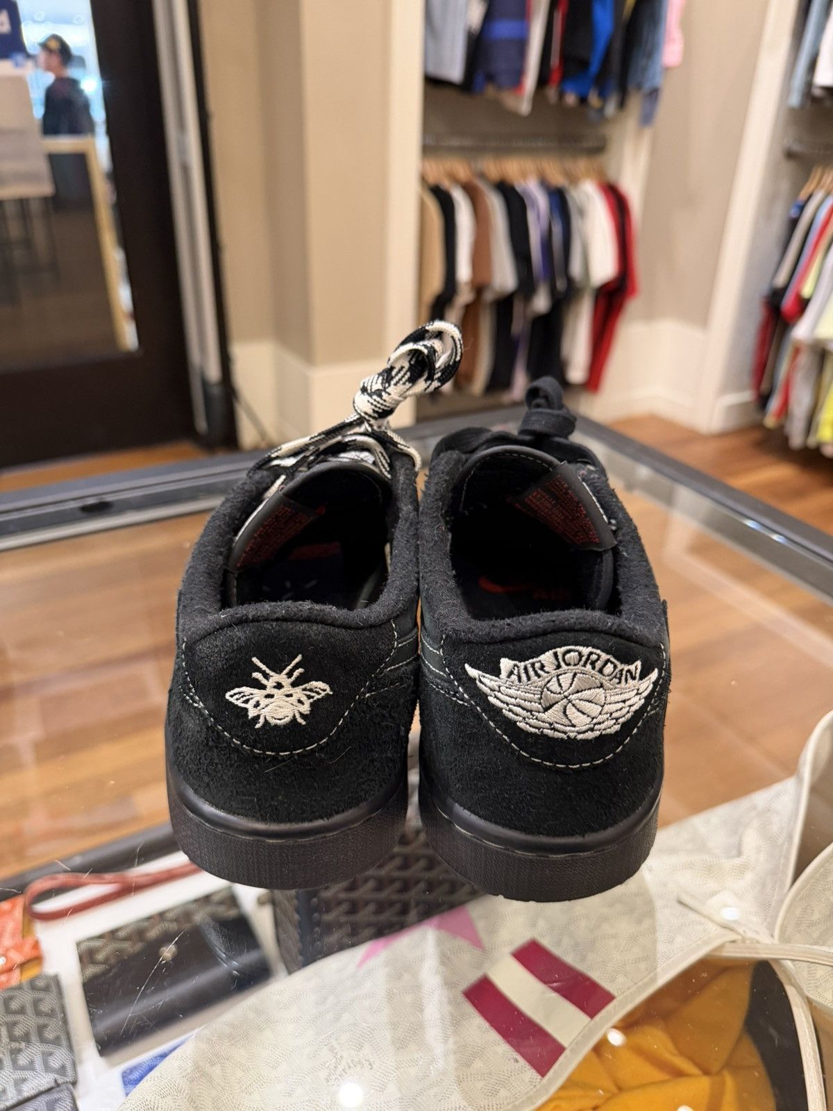 Jordan Brand × Travis Scott Travis Scott x Jordan 1 Retro Low OG SP ‘Black Phantom Size US 9 / EU 42 - 6 Thumbnail
