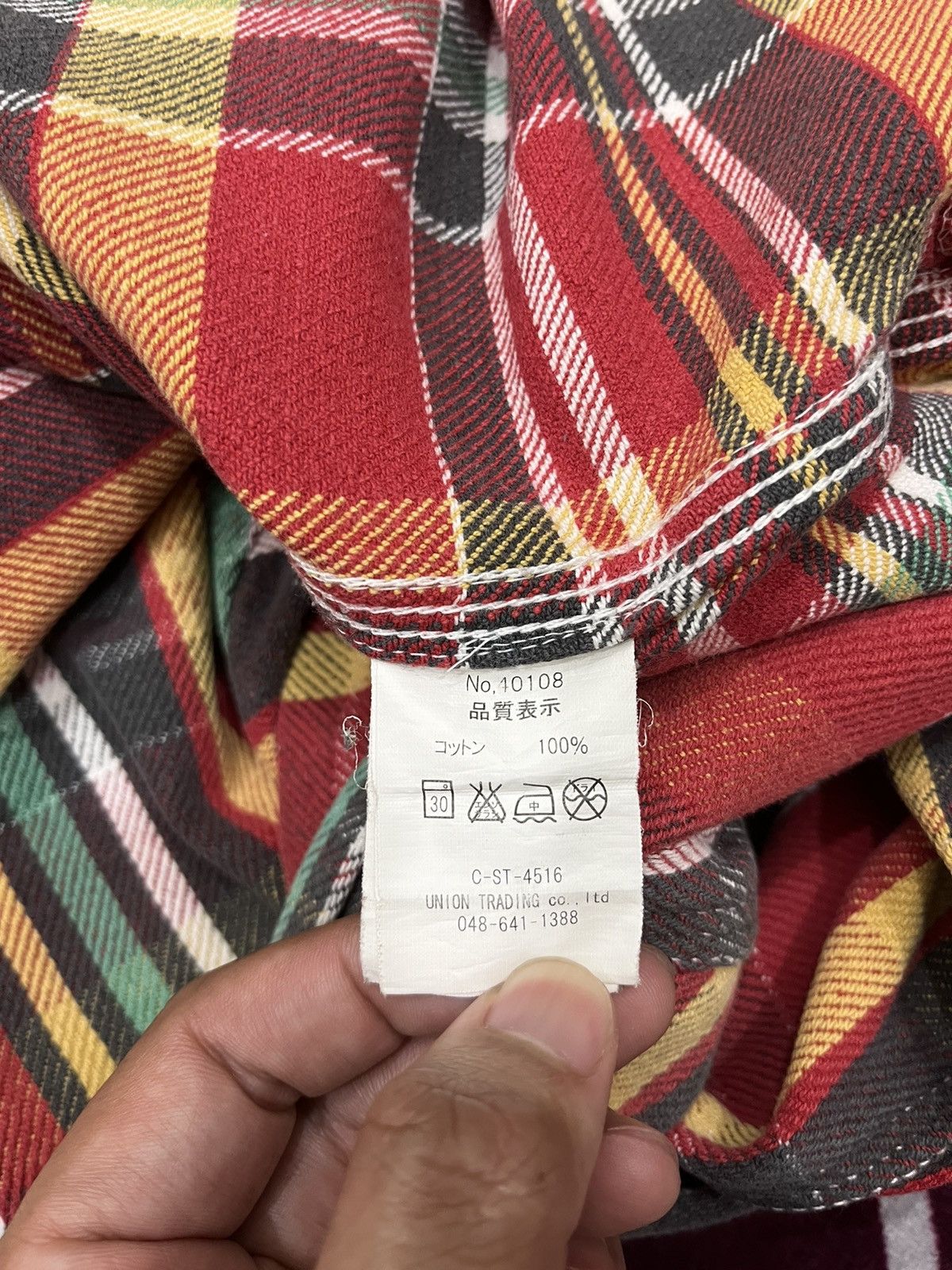 Vintage Rouston Union Made Plaid Flannel Size US M / EU 48-50 / 2 - 15 Thumbnail